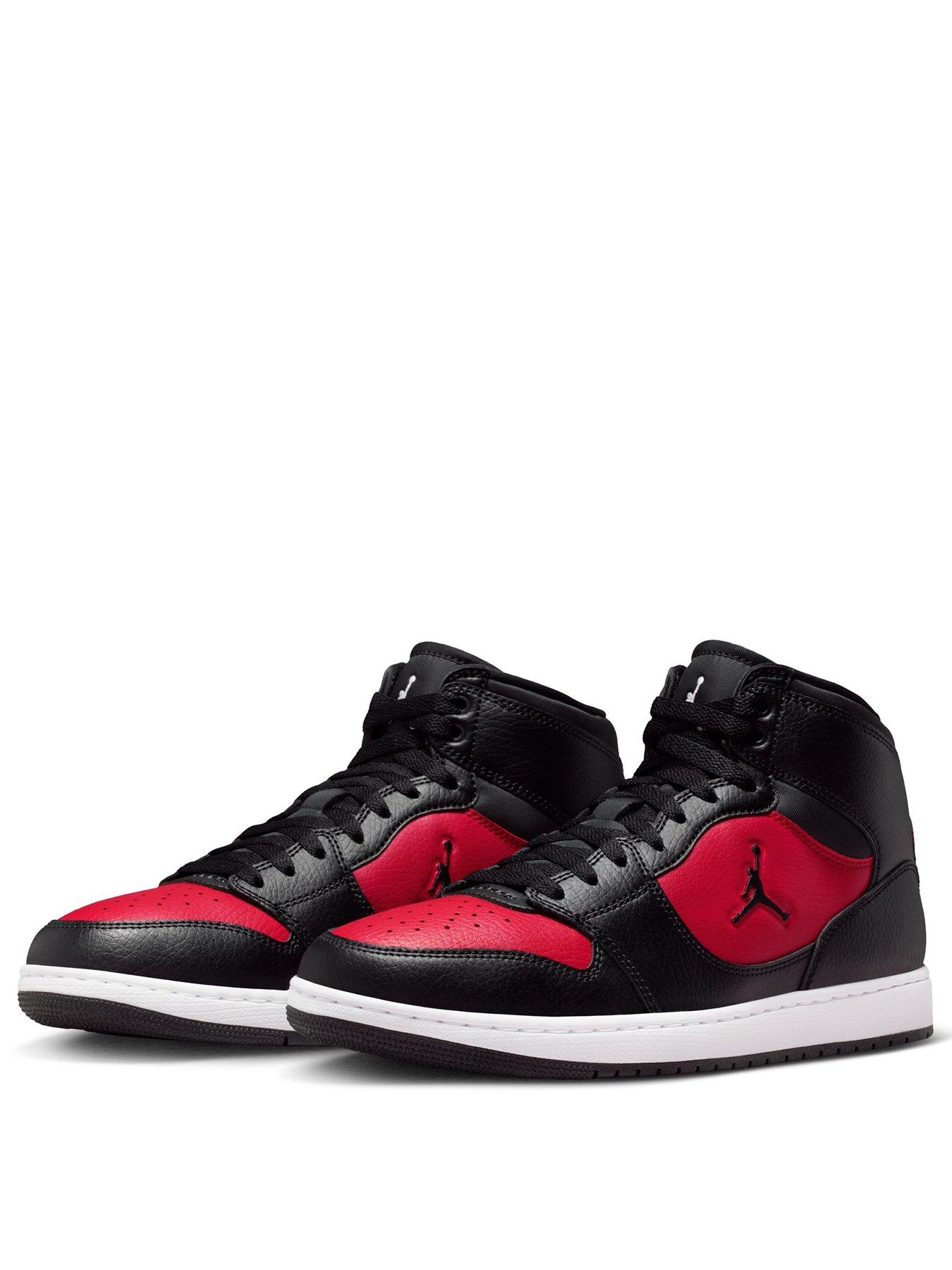 Image 2 of 7 of Jordan Nike Mens Jordan Court Connect High-Top Trainers - Red