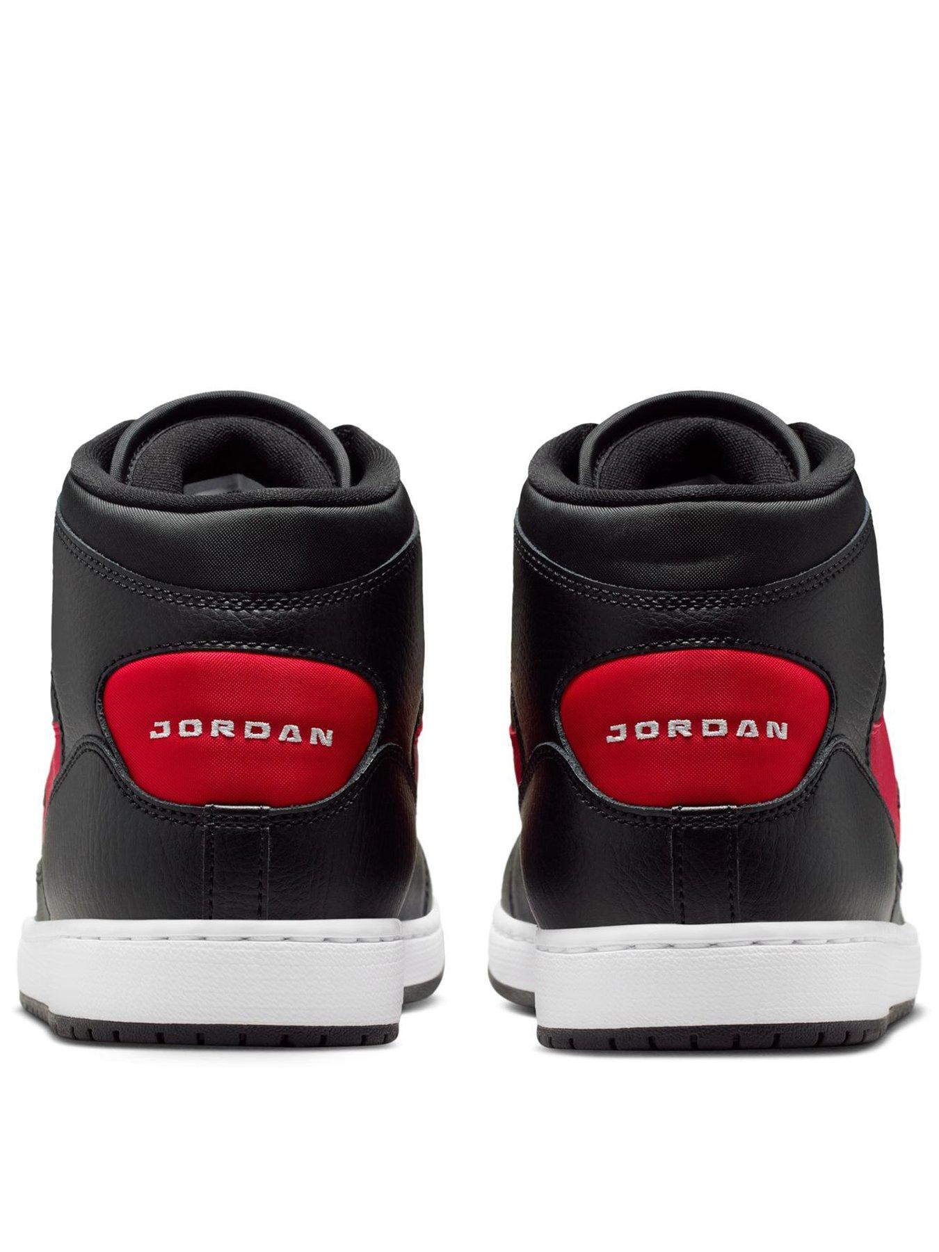 Image 3 of 7 of Jordan Nike Mens Jordan Court Connect High-Top Trainers - Red
