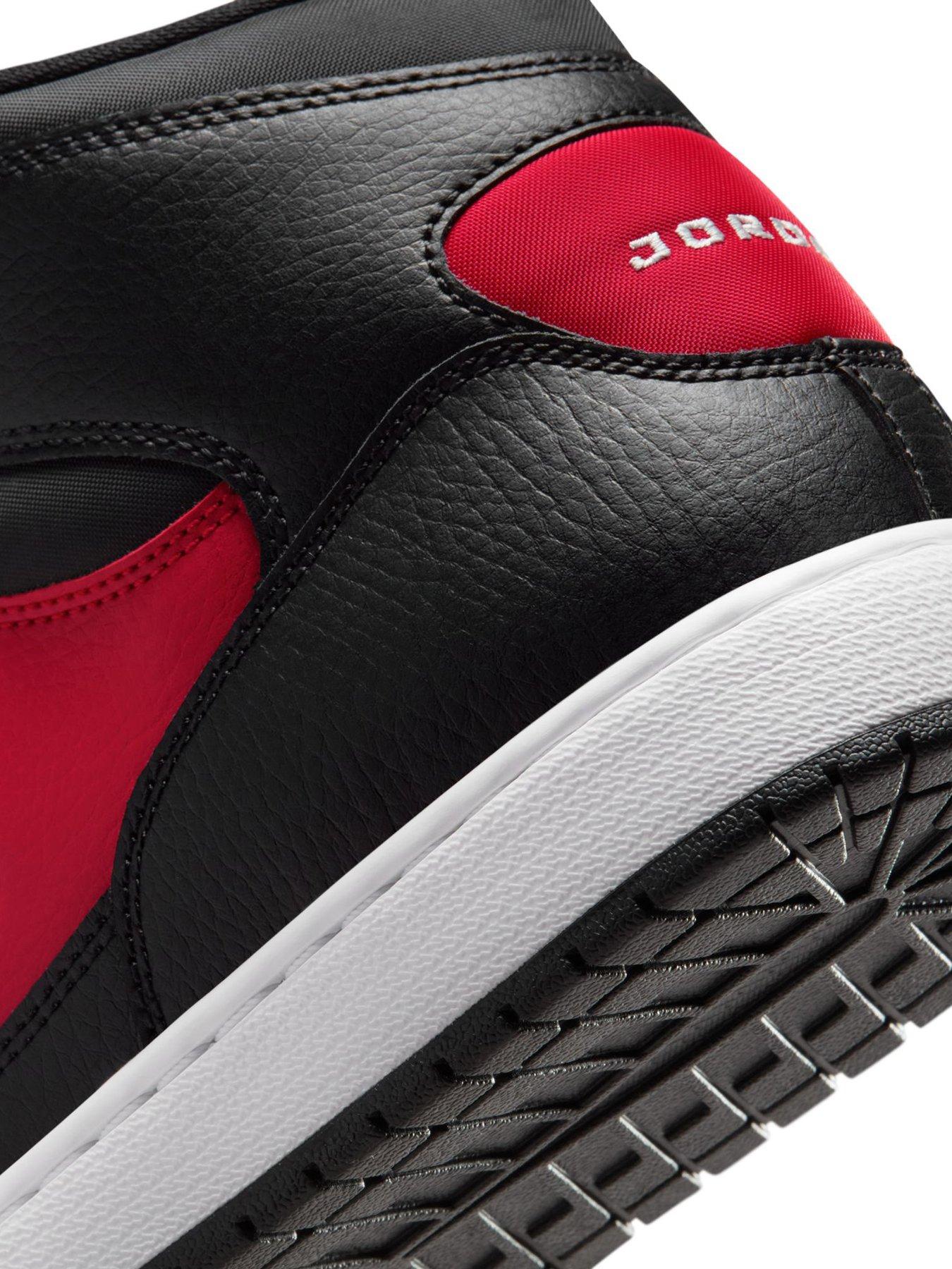 Image 7 of 7 of Jordan Nike Mens Jordan Court Connect High-Top Trainers - Red