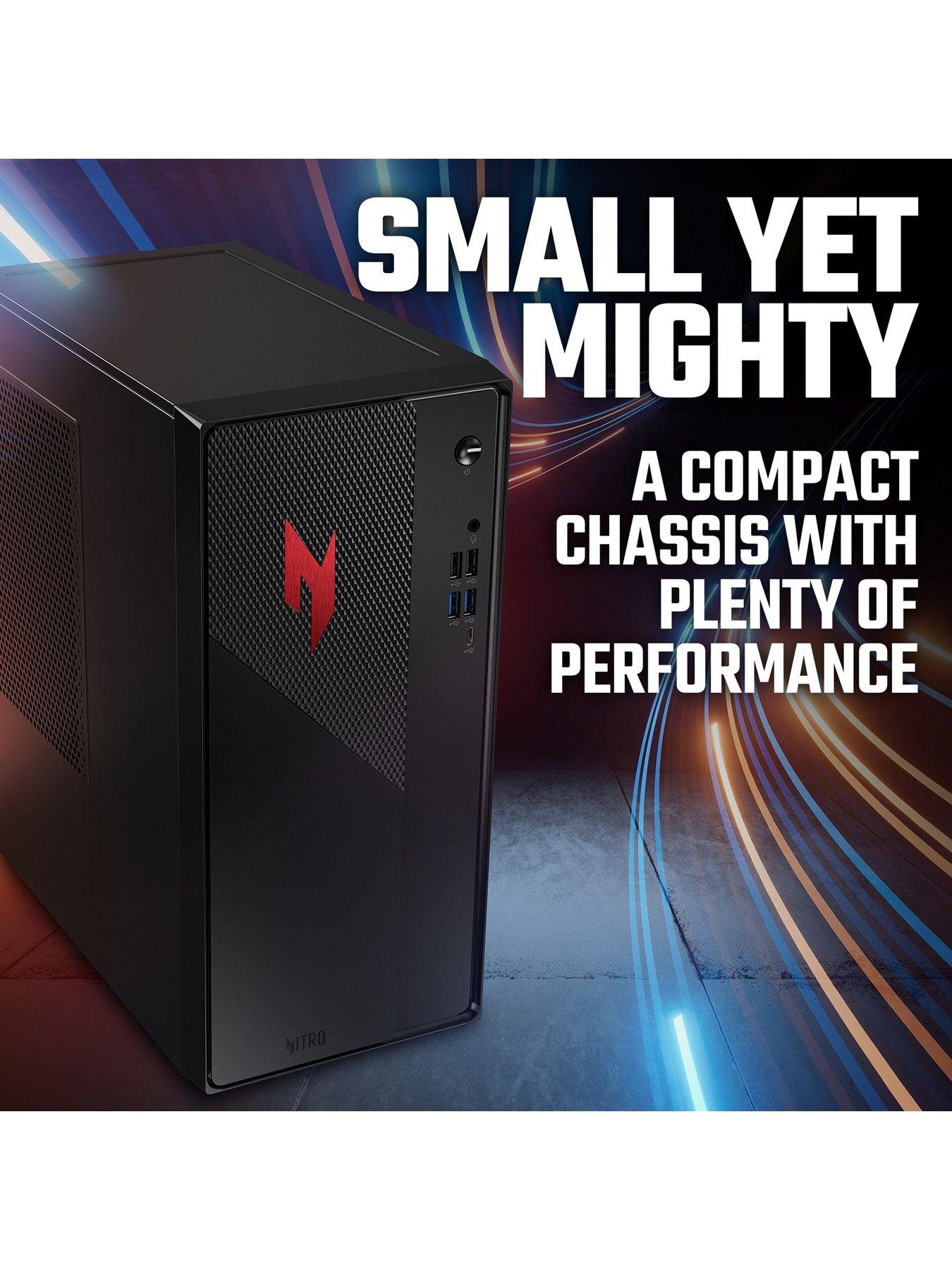  image of acer-nitro-n20-101-gaming-desktop-geforce-rtx-5060-intel-core-5-16gb-ram-512gb-black