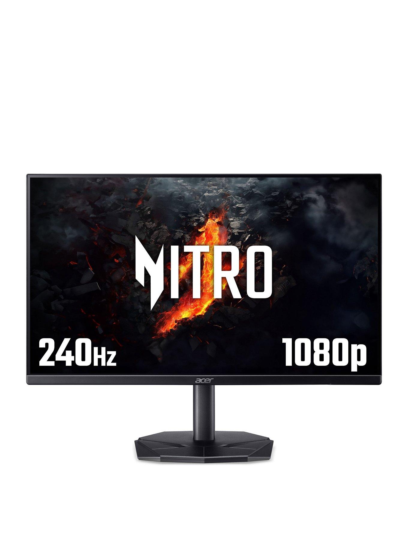 Acer Nitro KG240YW3bmiipx KG0 Series - 23.8in Gaming Monitor - FHD IPS - 240 Hz - Black