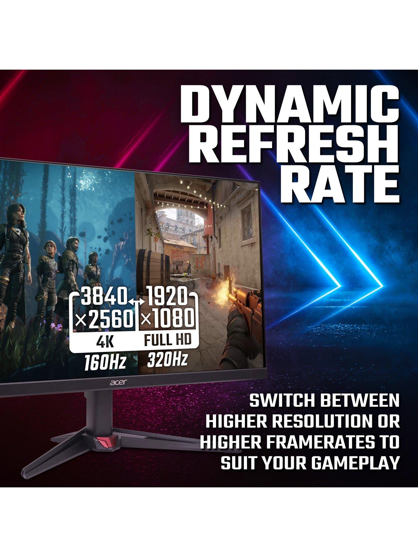  image of acer-nitro-vg270kv4bmiipx-vg0-series-27in-gaming-monitor-4k-ips-160-hz-black