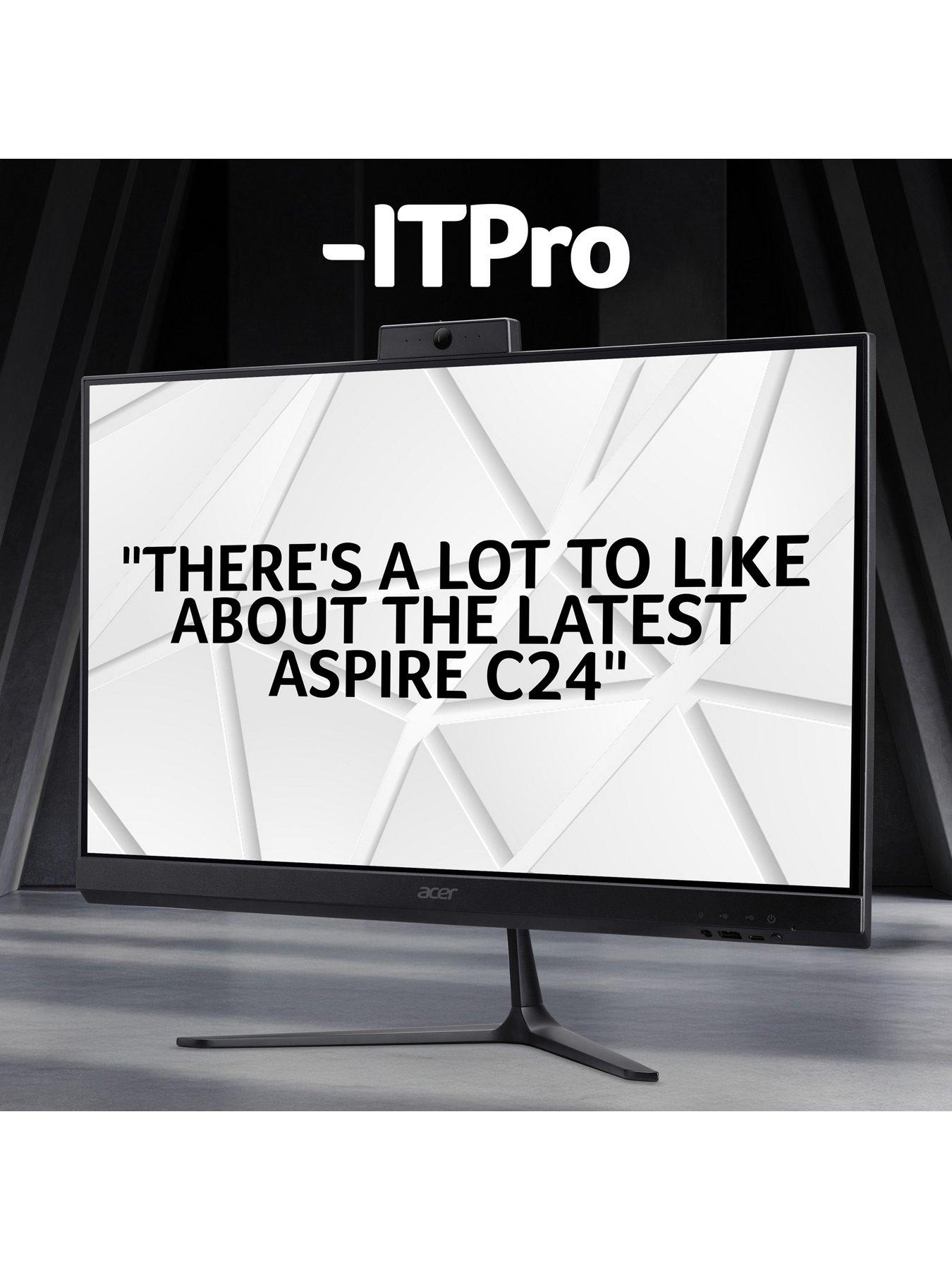  image of acer-aio-desktop-c24-b-intel-core-5-8gb-ram-512gb-238in-black