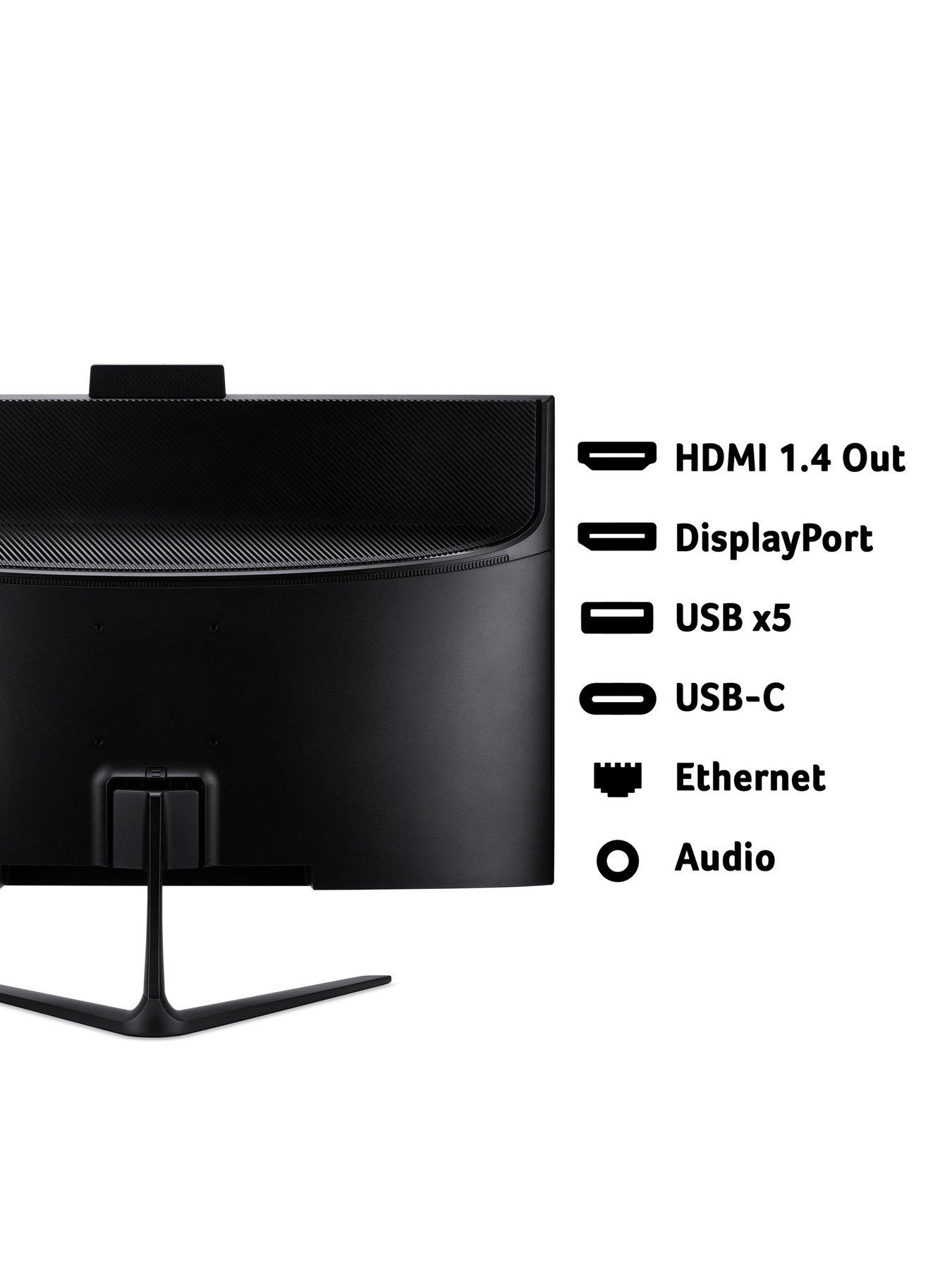  image of acer-aio-desktop-c24-b-intel-core-5-8gb-ram-512gb-238in-black