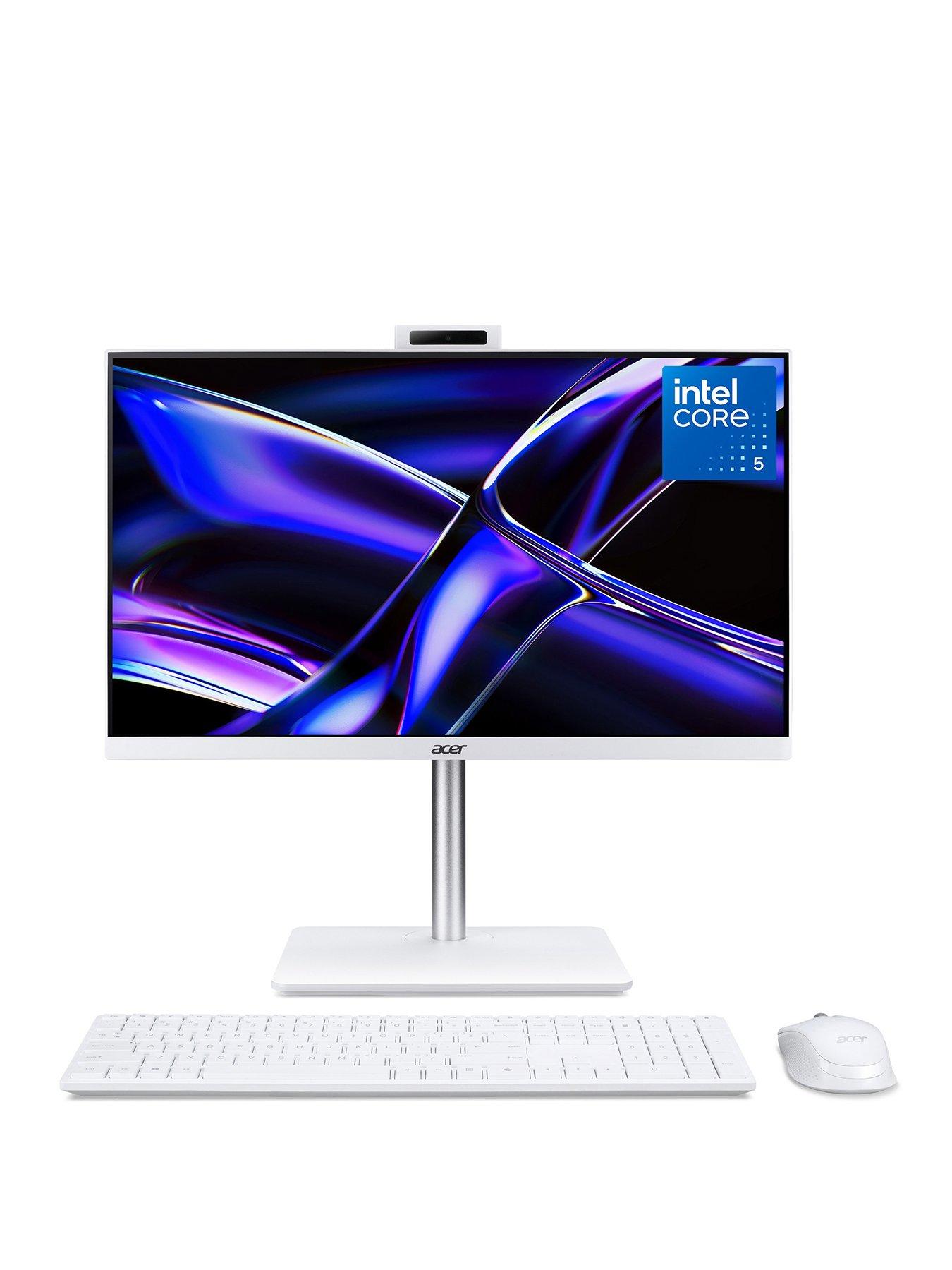 Acer AIO Desktop C27-A - Intel Core 5 - 8GB RAM - 1TB - 27in - White