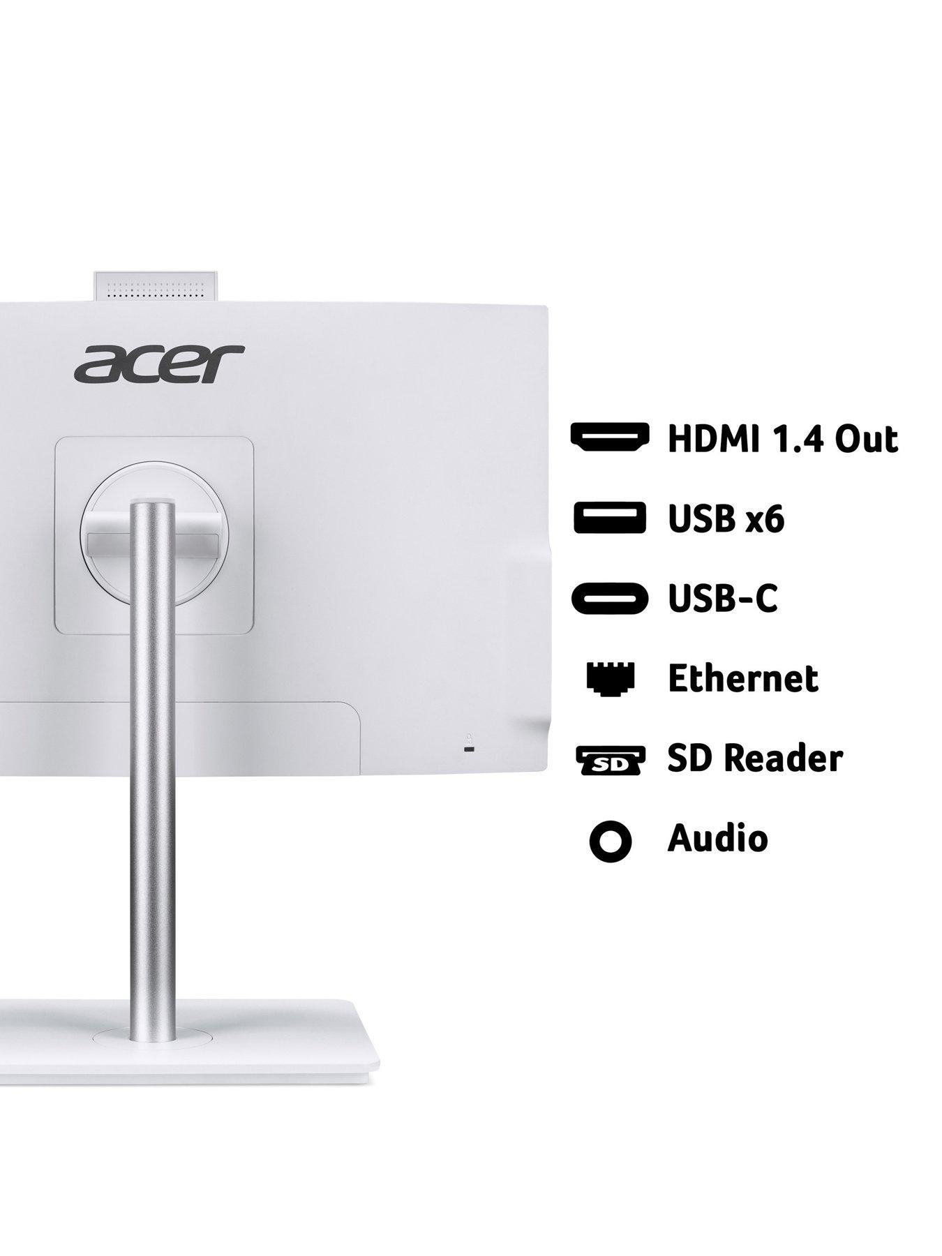 Image 6 of 7 of Acer AIO Desktop C27-A - Intel Core 5 - 8GB RAM - 1TB - 27in - White