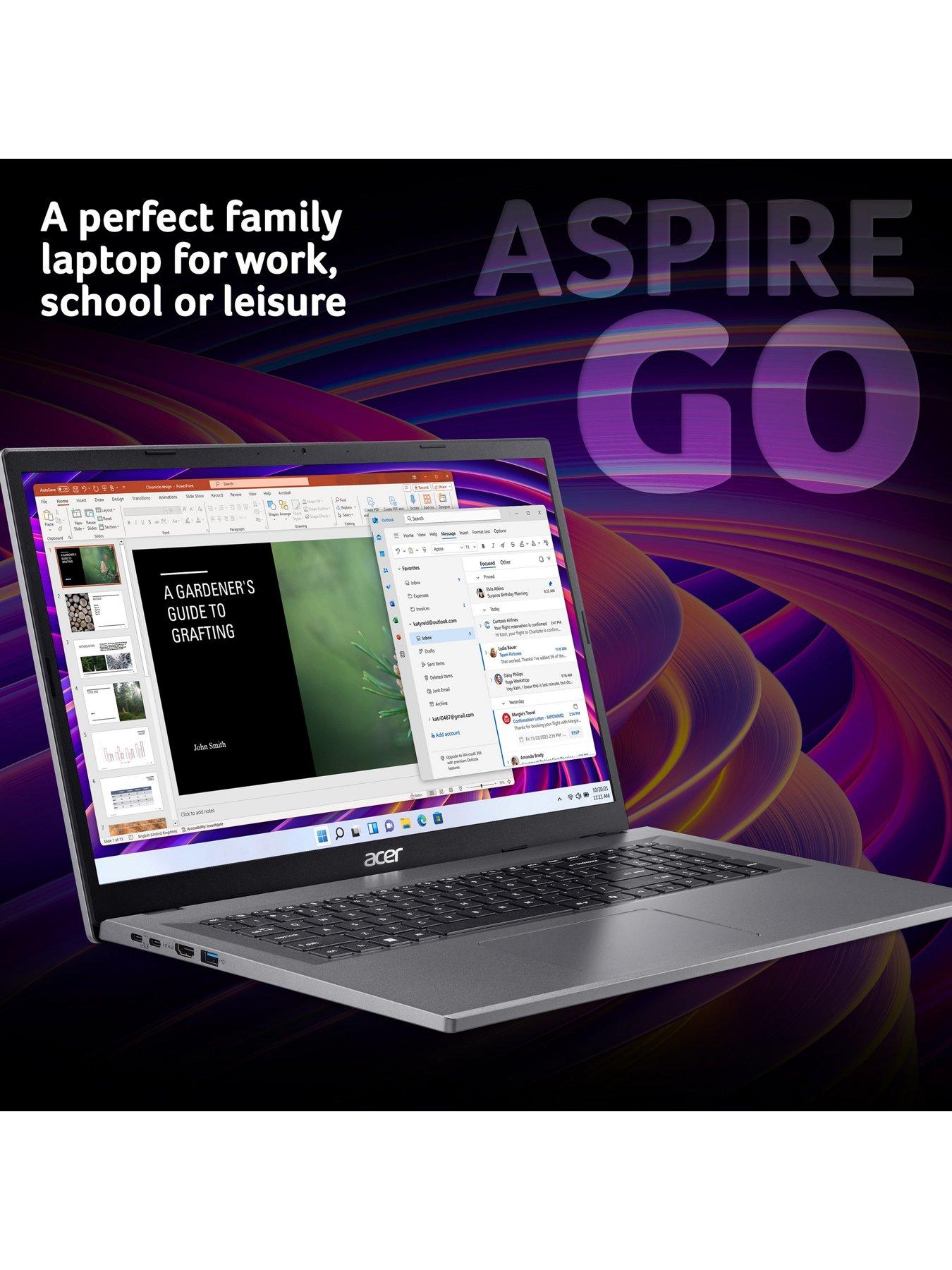 Image 2 of 7 of Acer Aspire Go 17 - 17.3in - Intel Core 3 - 8GB RAM - 128GB - Iron