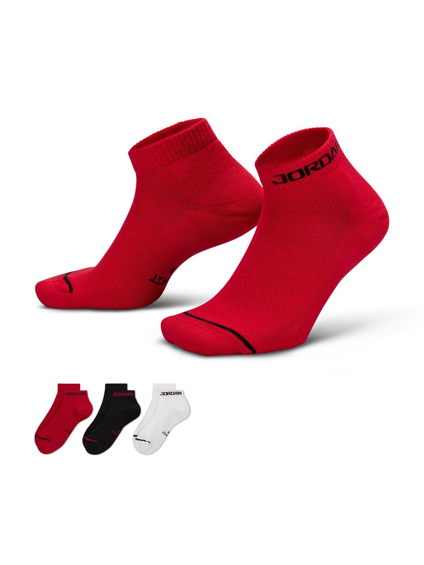 Image 1 of 4 of Jordan Nike Unisex 3 Pack Jordan Elevated Socks - Assorted