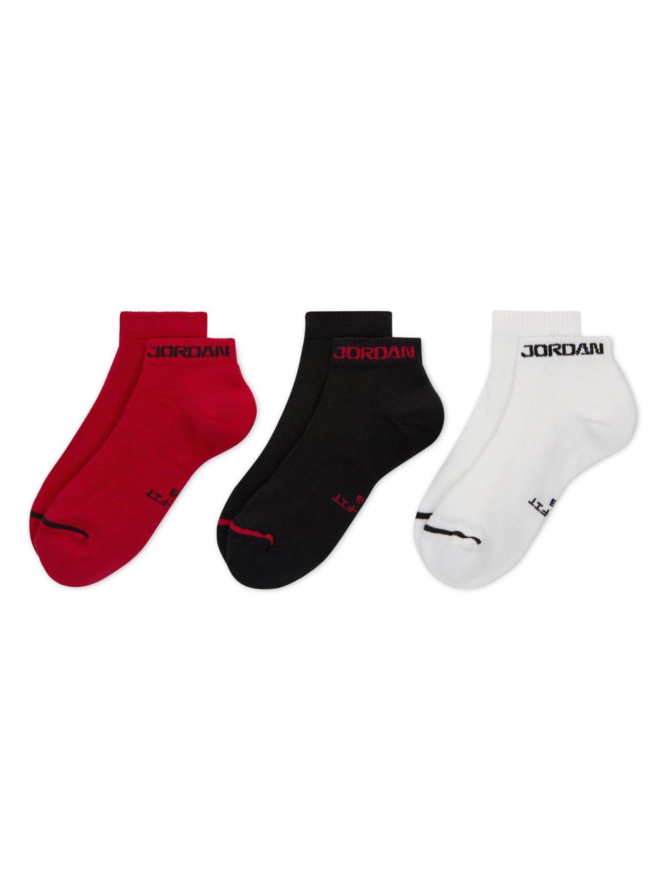 Image 2 of 4 of Jordan Nike Unisex 3 Pack Jordan Elevated Socks - Assorted