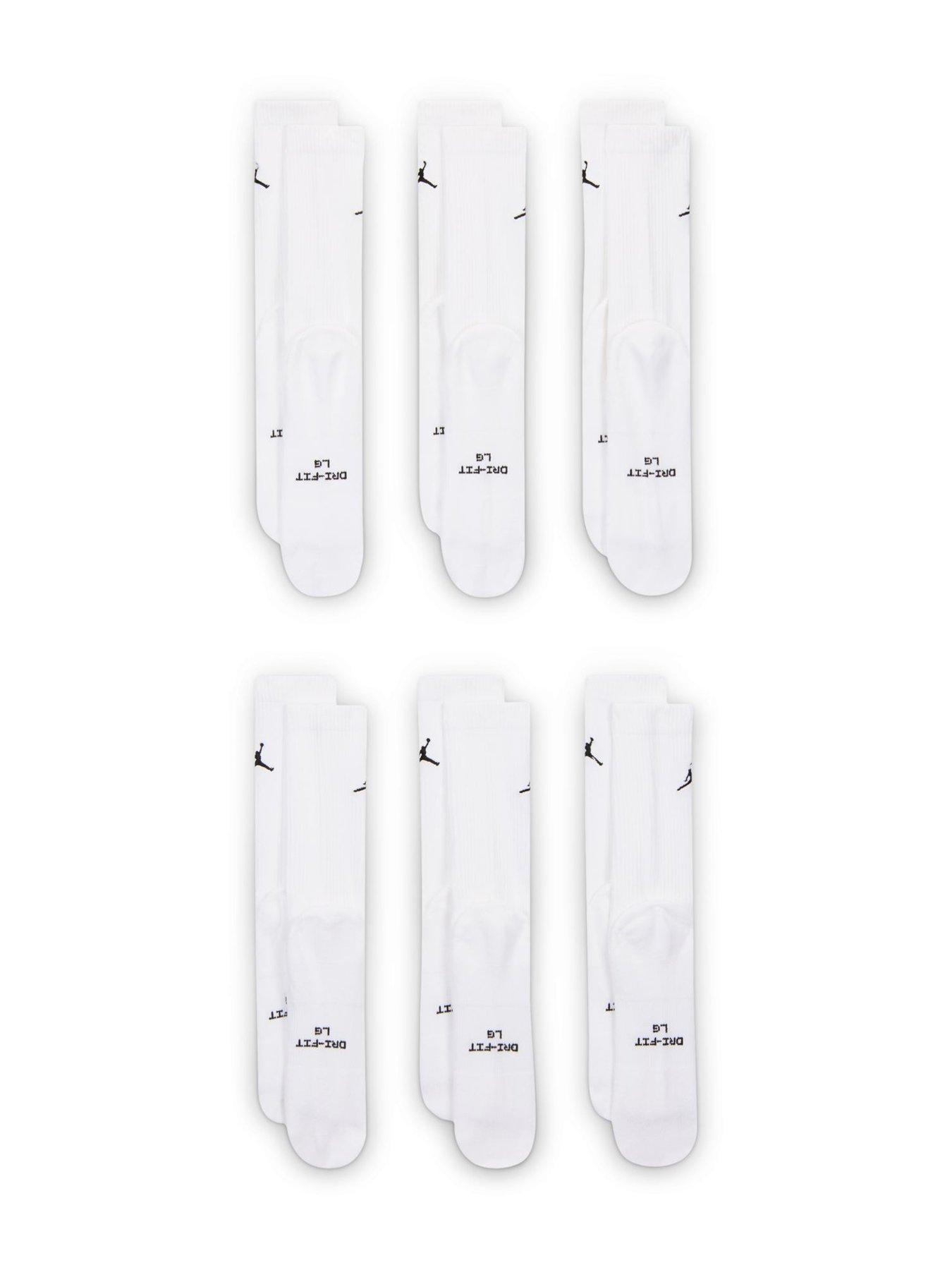 Image 3 of 4 of Nike Unisex Elevated Cushioned Arch Support Socks 6 Pack - White
