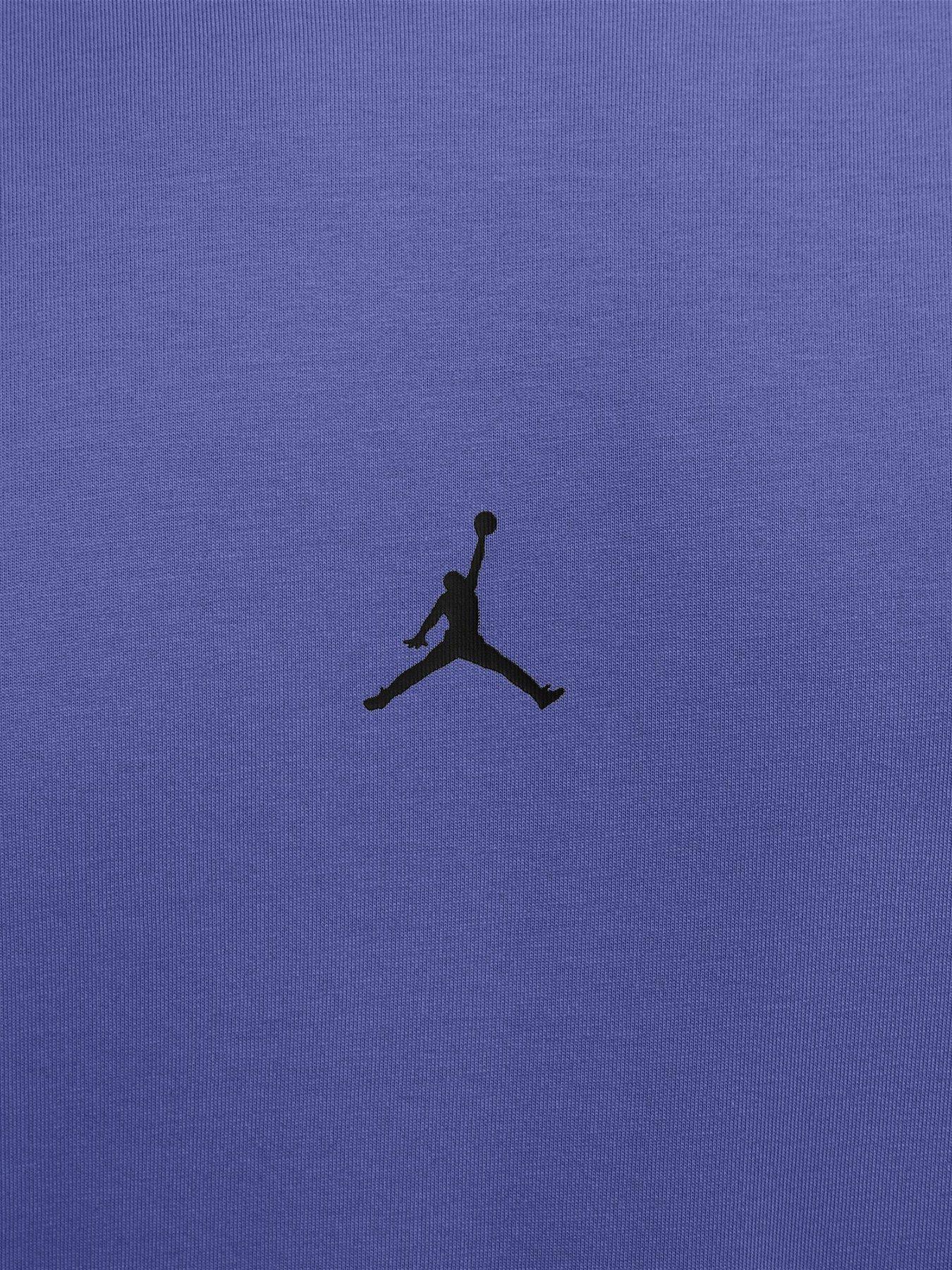 Image 3 of 3 of Jordan Nike Mens Dri-FIT Soft Knit Jumpman T-Shirt - Blue