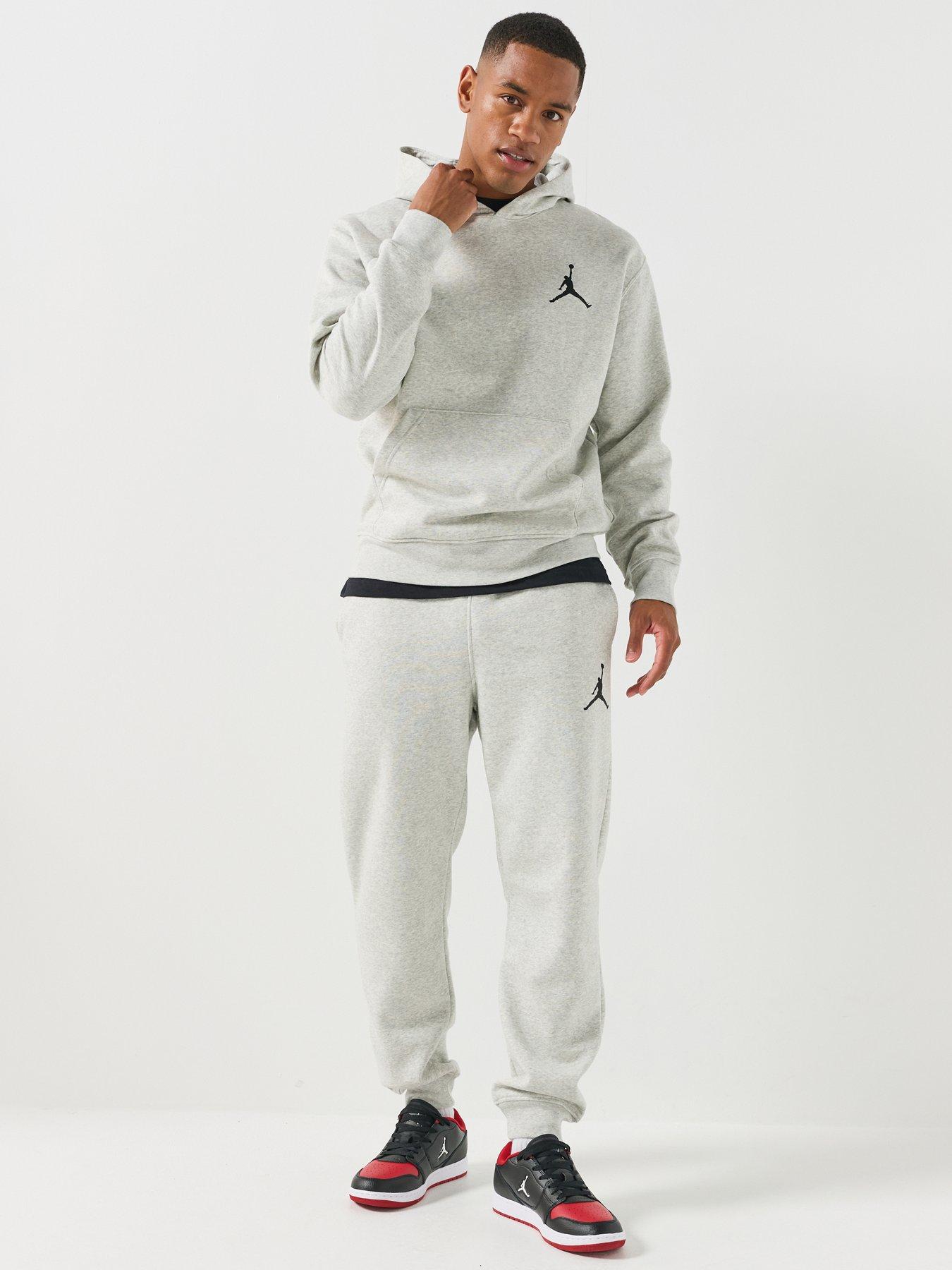 Image 3 of 6 of Jordan Nike Mens Jumpman Drawcord Waist Jogging Bottoms - Grey
