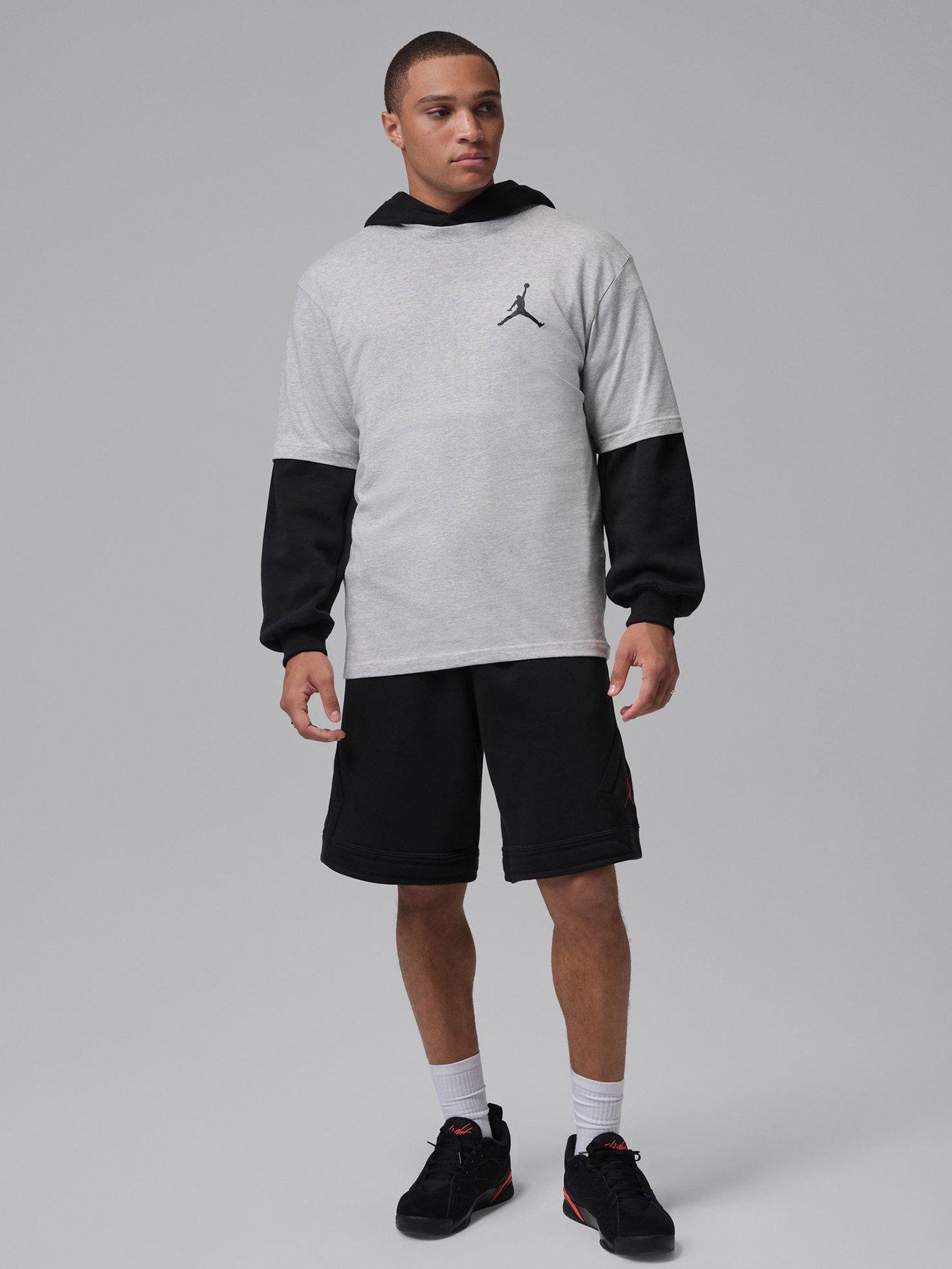 Image 3 of 4 of Jordan Nike Mens Jordan Jumpman Left Chest Logo T-shirt - Grey
