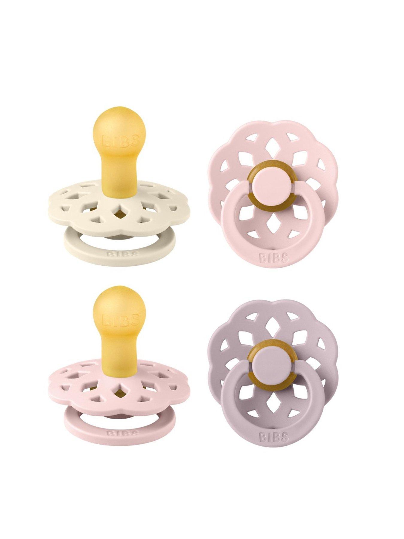 bibs-pacifier-boheme-4-pack-latex-size-1-blossom-mix