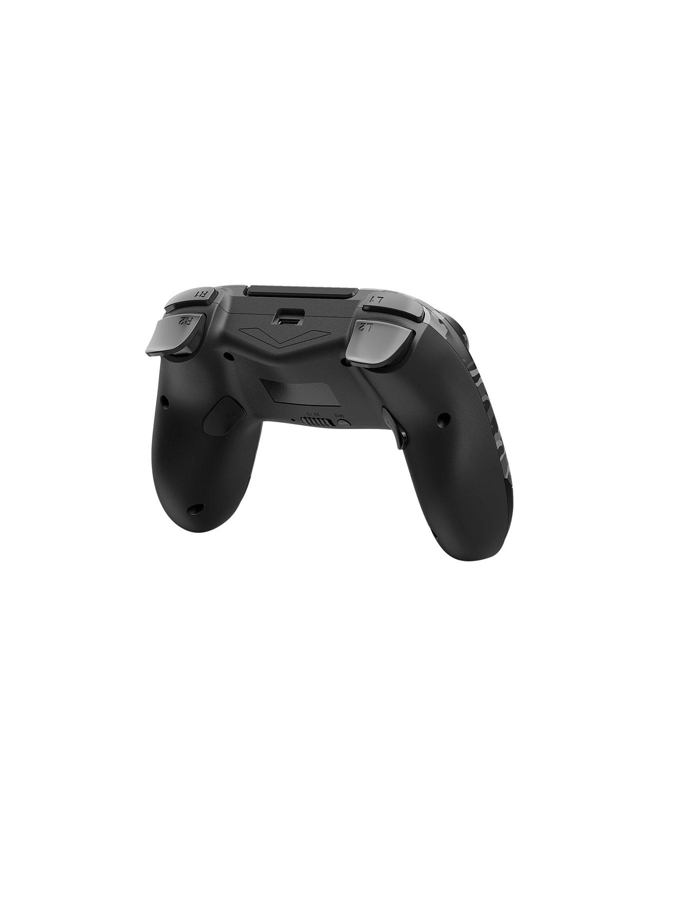  image of gioteck-vx-4-wless-cont-led-dark-grey-camo-ps4
