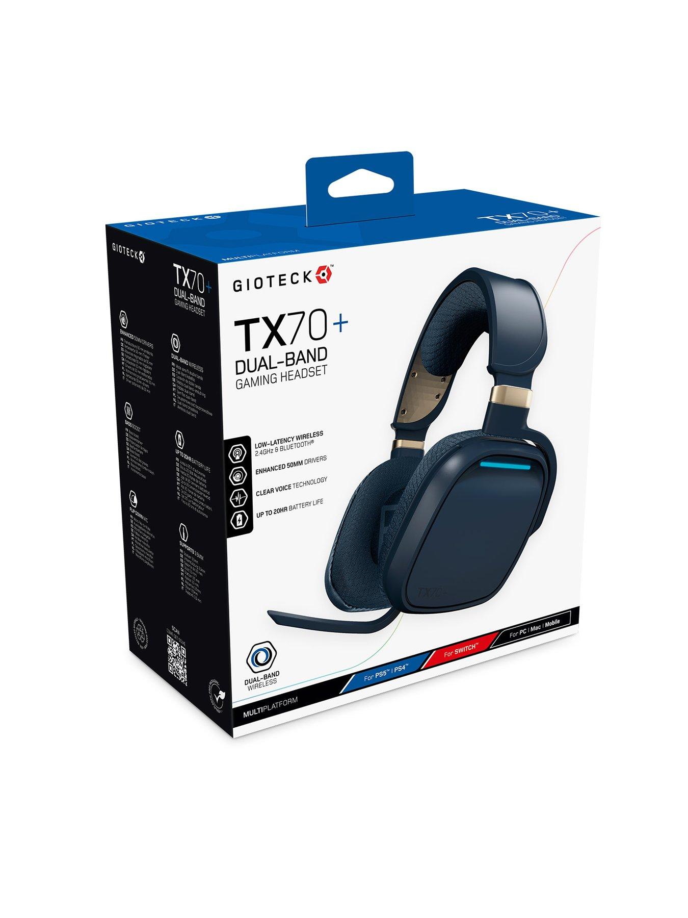 Image 3 of 4 of Gioteck TX70+&nbsp;Dual Band&nbsp;Wireless&nbsp;Bluetooth Stereo Gaming Headset