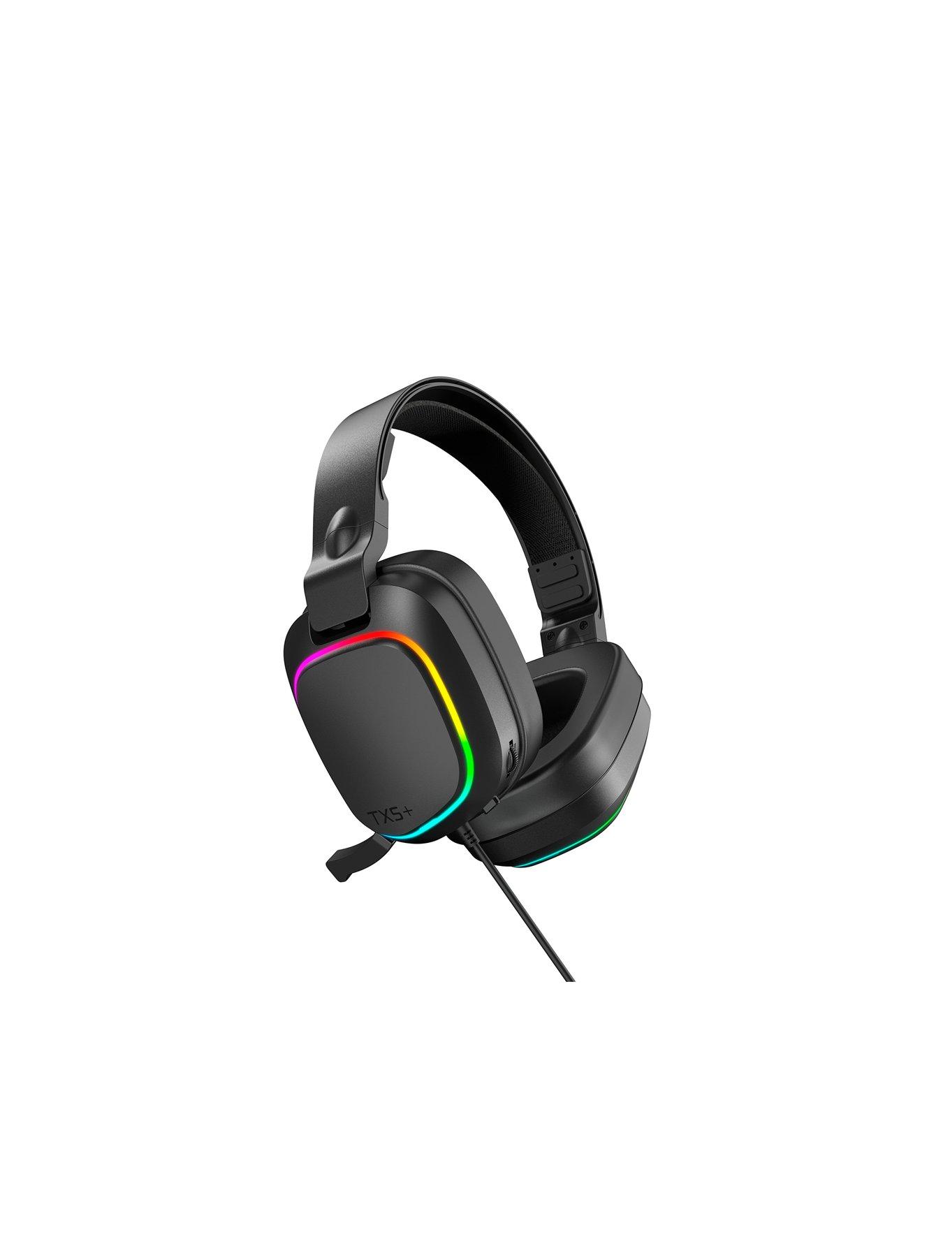  image of gioteck-tx5-gaming-headset-black-uni