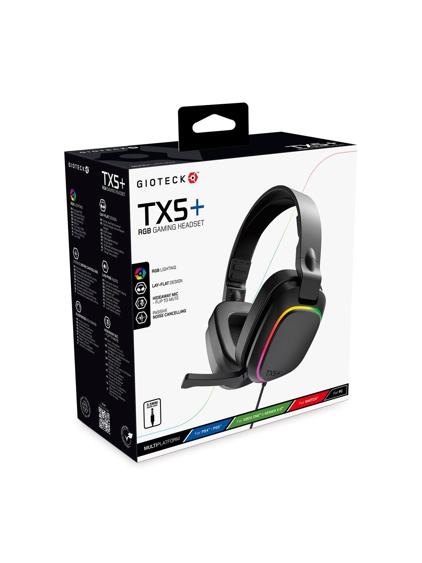 Image 3 of 4 of Gioteck TX5+ RGB Wired&nbsp;Gaming Headset - Black