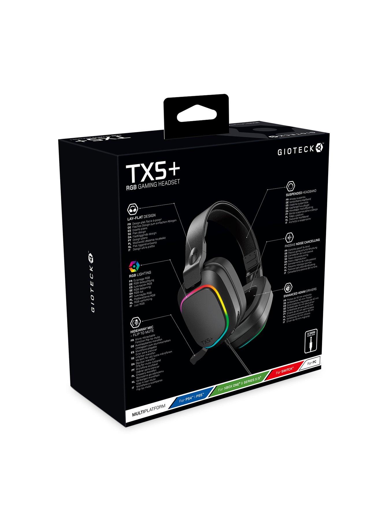  image of gioteck-tx5-gaming-headset-black-uni