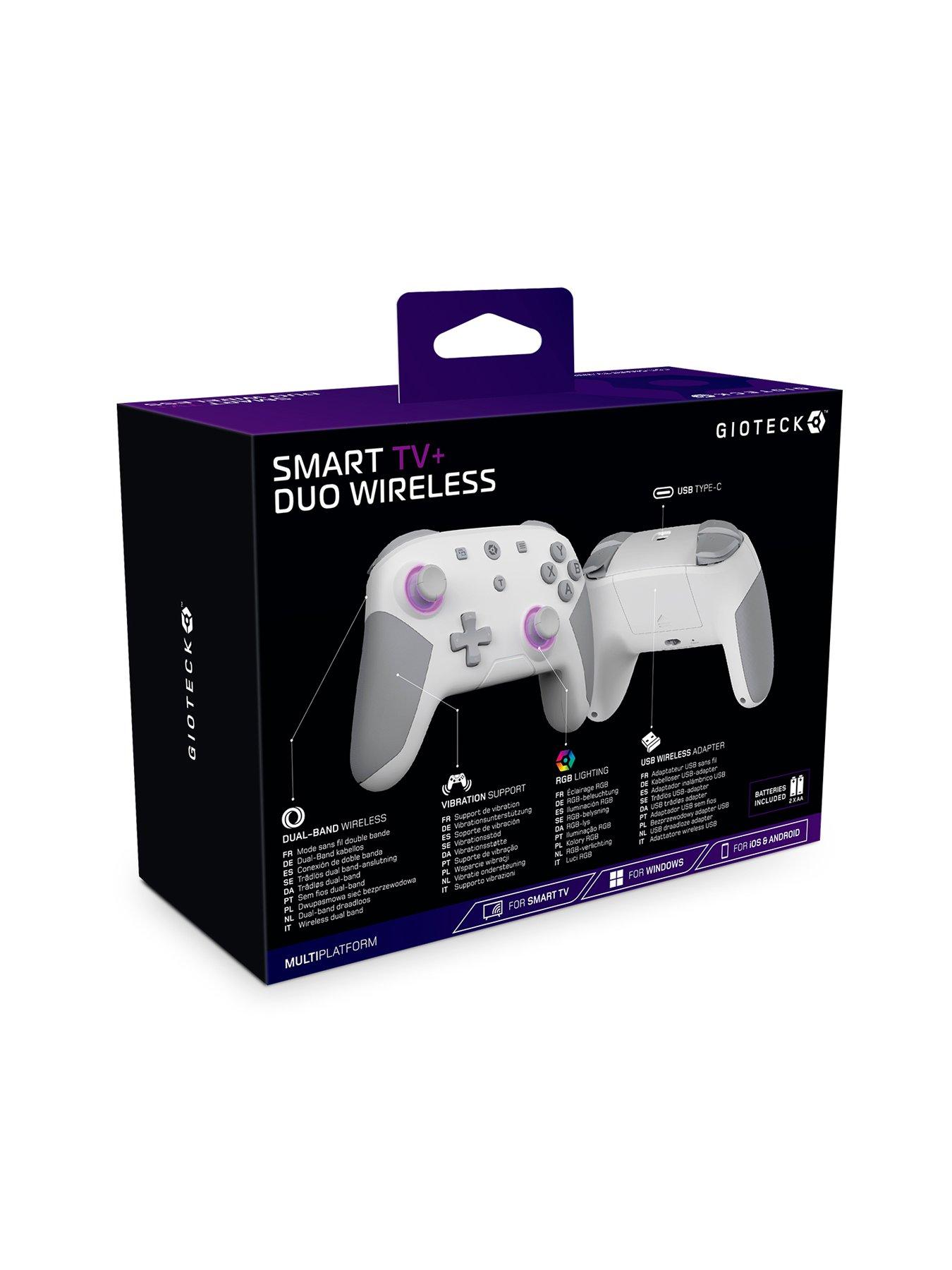  image of gioteck-smart-tv-duo-wirelessnbspcontroller-fornbsppc-smart-tv-mobile--nbspqd-1
