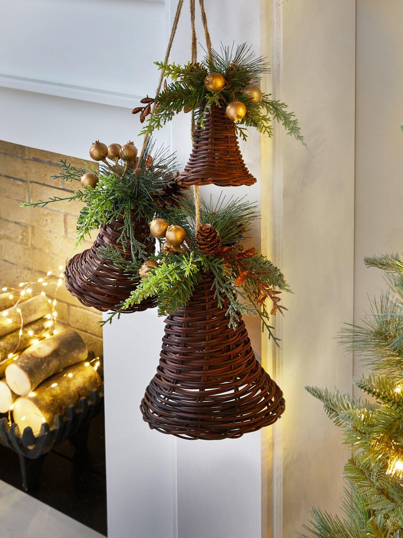 The Very Collection Hanging Bells With Foliage