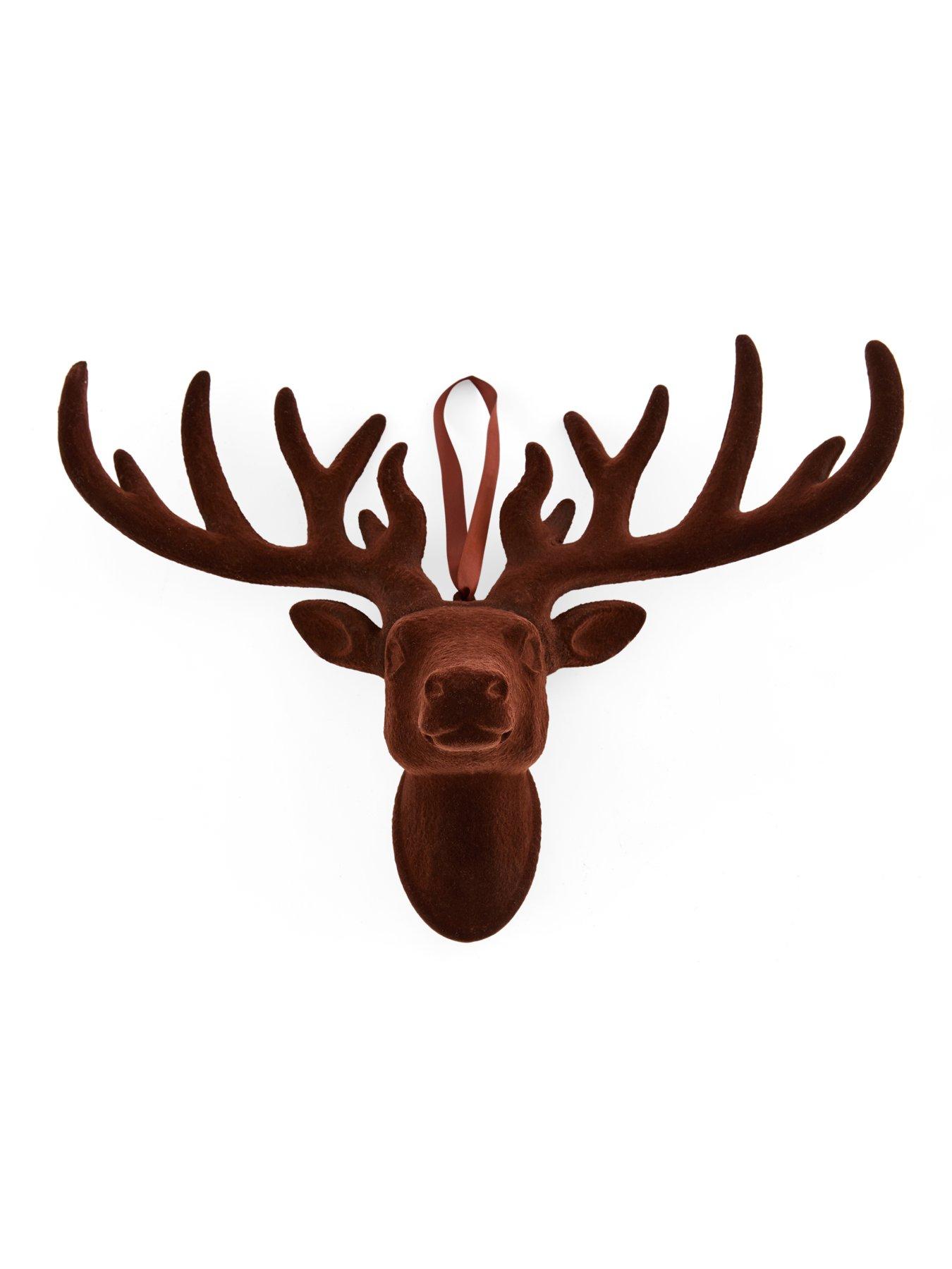 Image 2 of 7 of The Very Collection Stag Head Christmas Wall Decoration