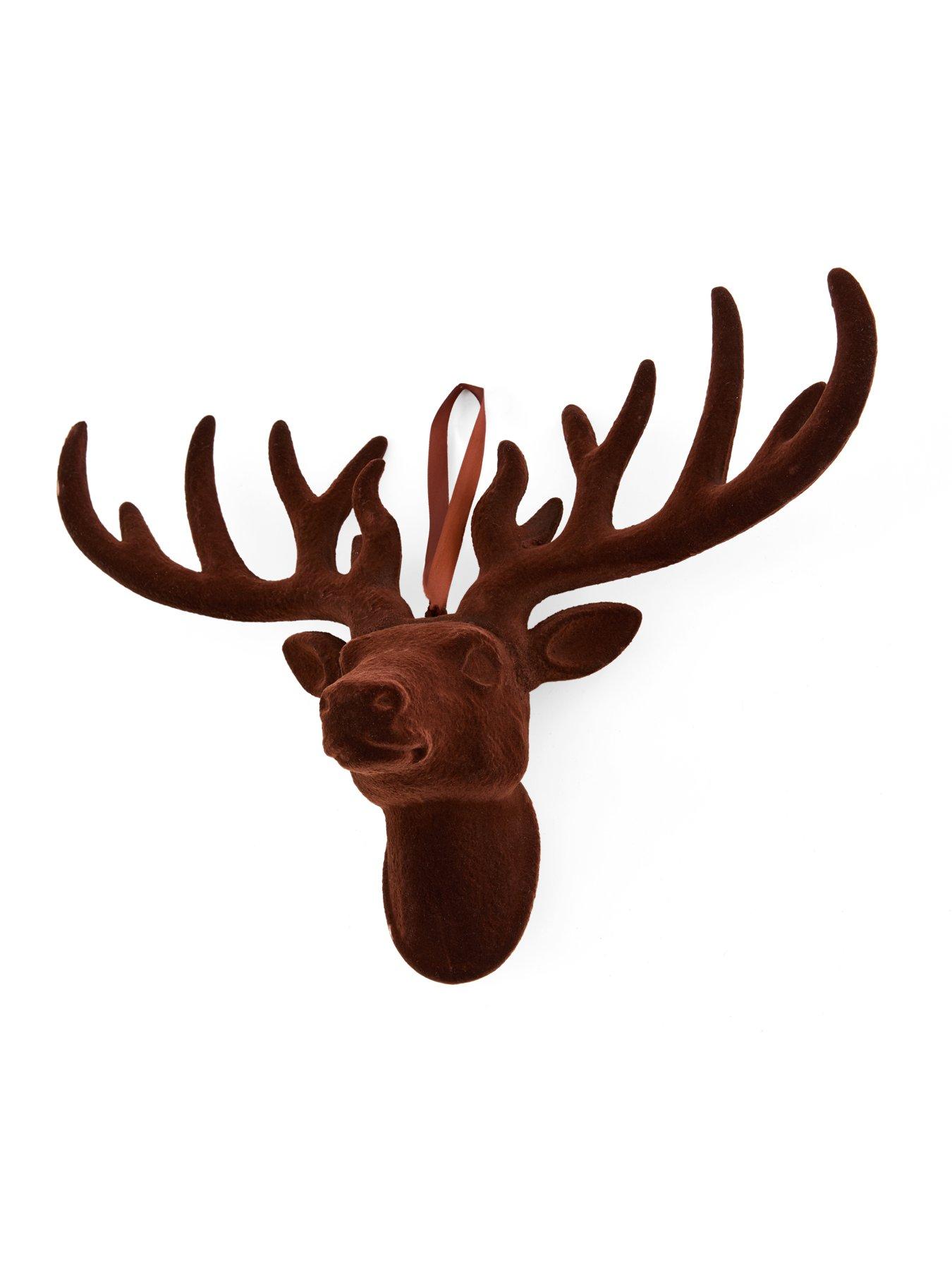 Image 3 of 7 of The Very Collection Stag Head Christmas Wall Decoration
