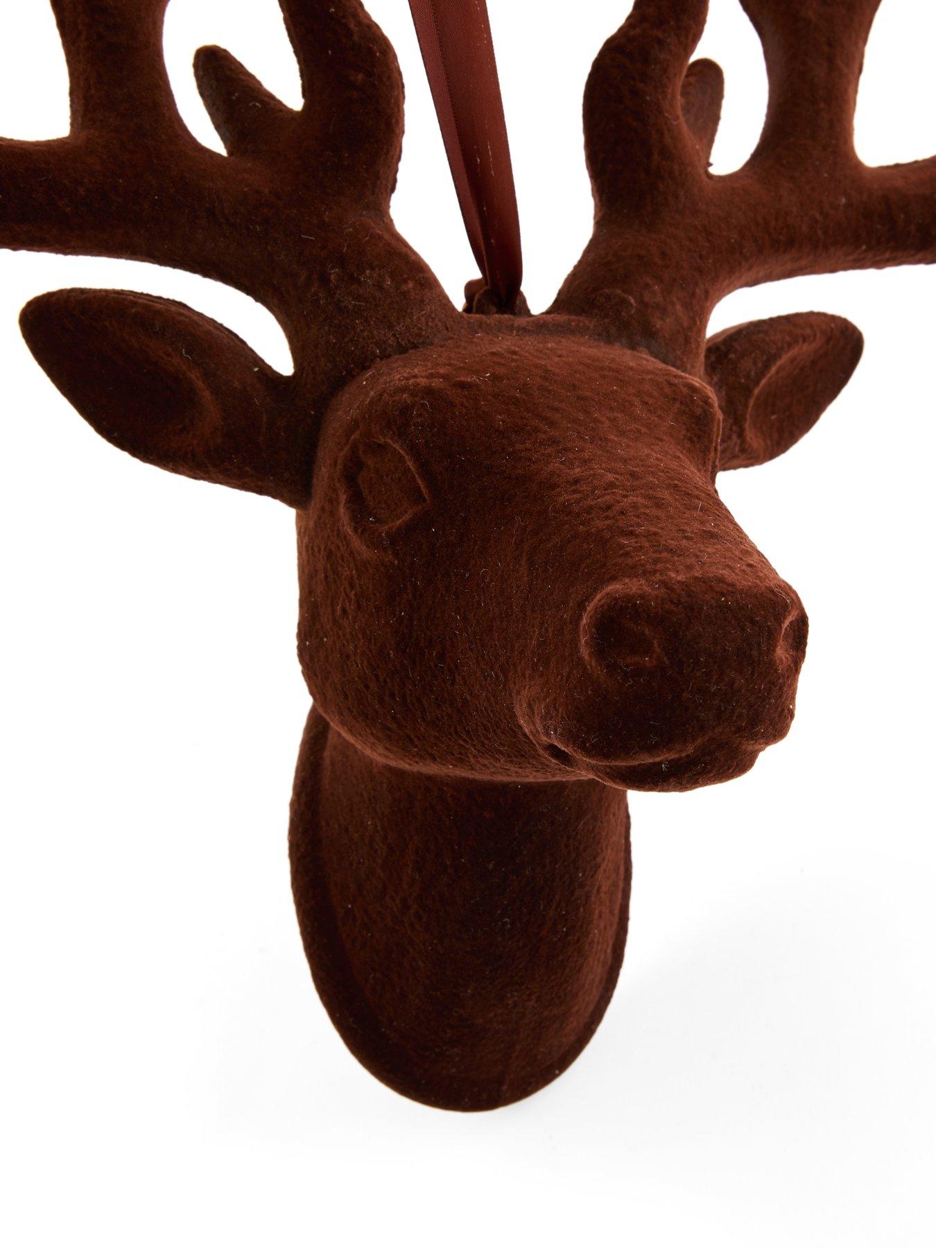Image 4 of 7 of The Very Collection Stag Head Christmas Wall Decoration