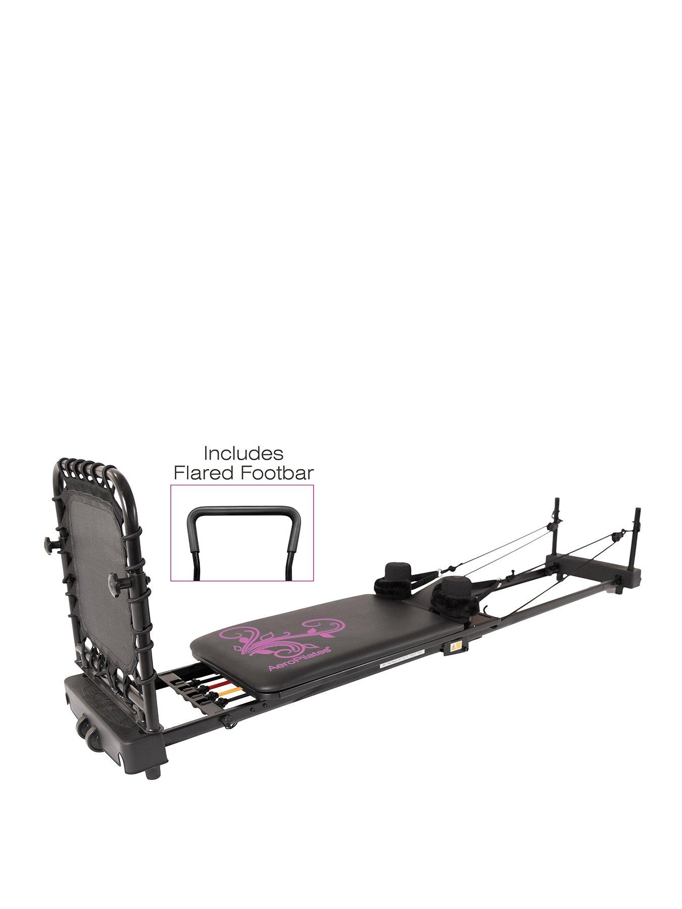 AeroPilates AeroPilates Reformer 4 Cord with Flared Footbar(Black & Pink)
