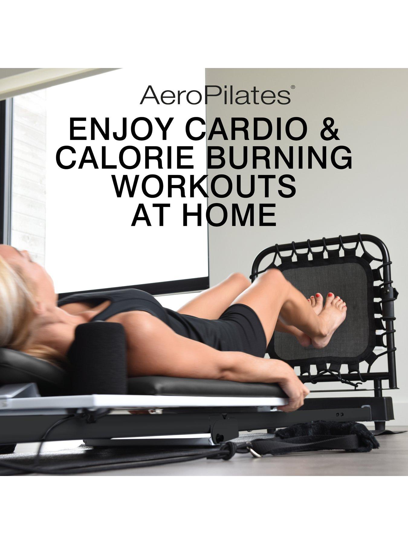 Image 6 of 8 of AeroPilates Reformer 4 Cord with Flared Footbar (Grey)