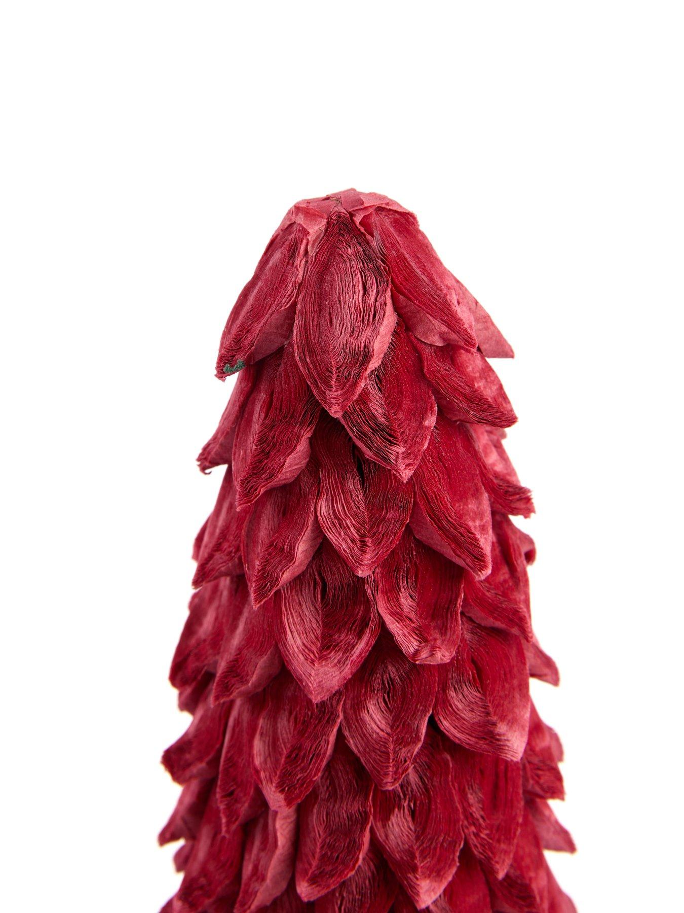 Image 4 of 7 of The Very Collection Set of 3 Red Paper Cone Christmas&nbsp;Trees
