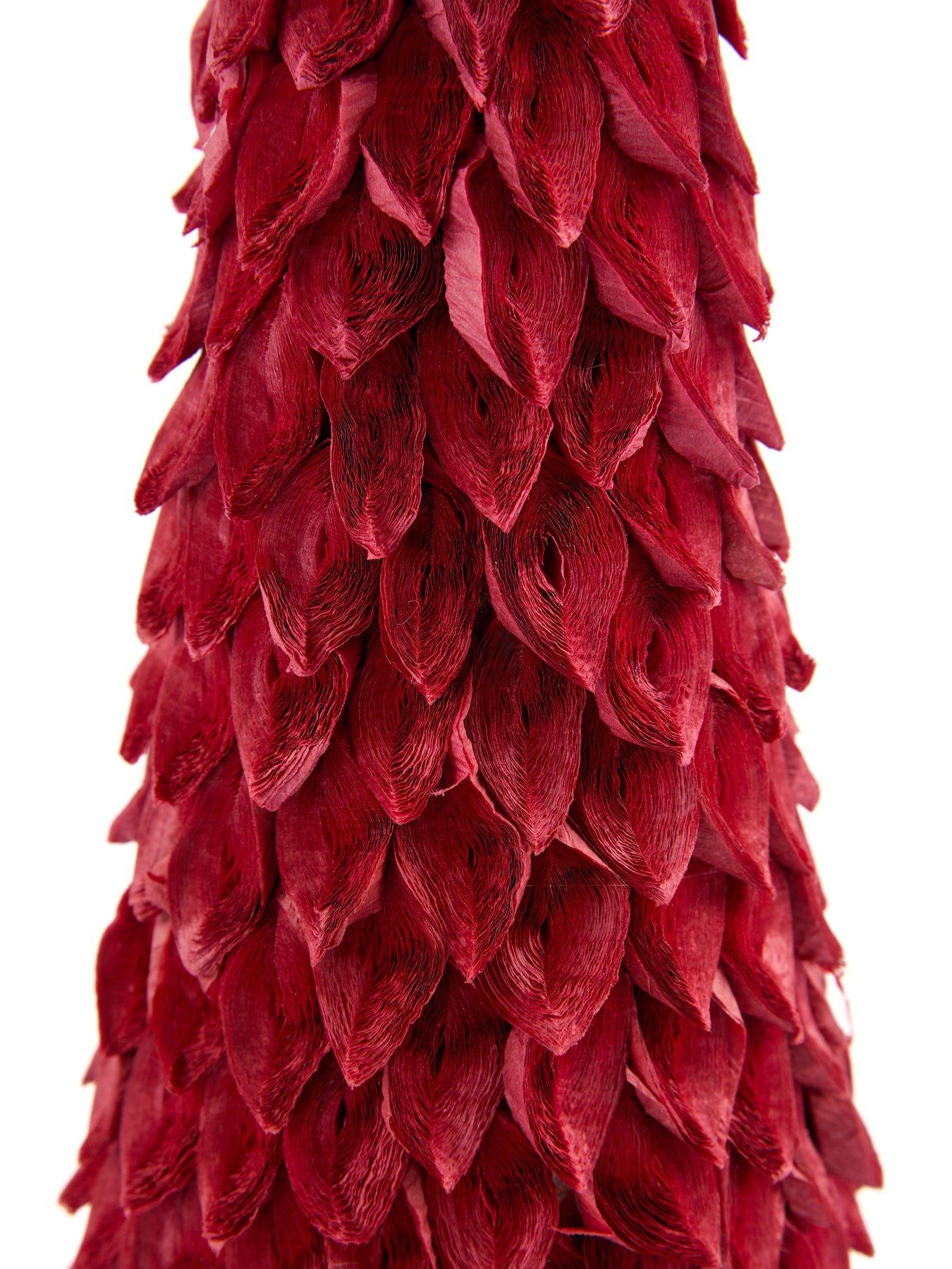 Image 6 of 7 of The Very Collection Set of 3 Red Paper Cone Christmas&nbsp;Trees