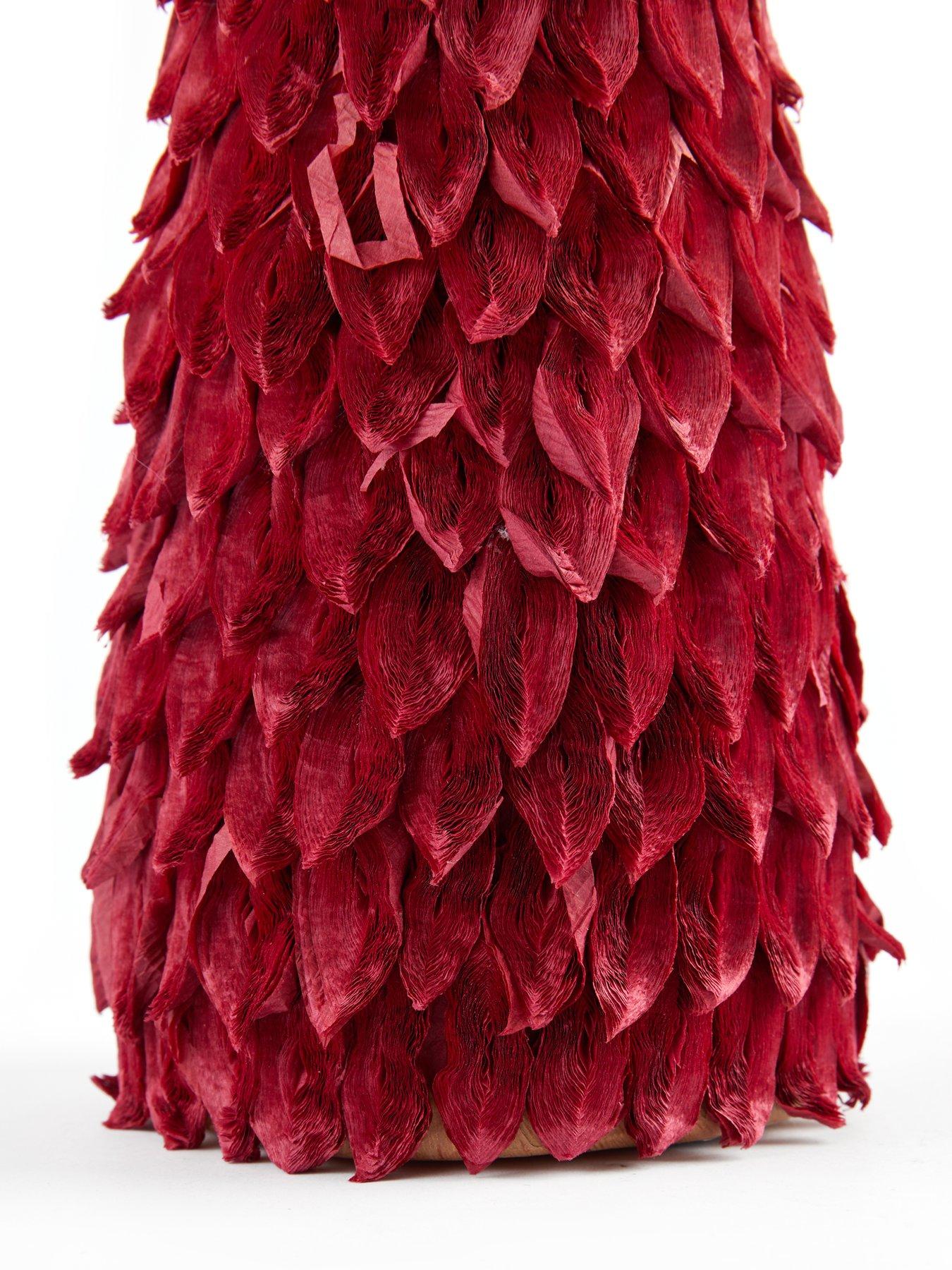 Image 7 of 7 of The Very Collection Set of 3 Red Paper Cone Christmas&nbsp;Trees