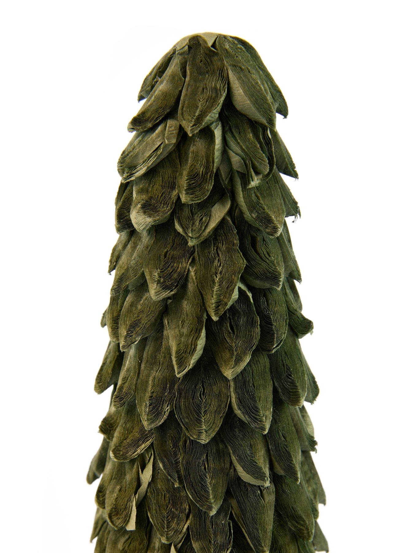 Image 4 of 7 of The Very Collection Set Of 3 Green Paper Cone Christmas Trees