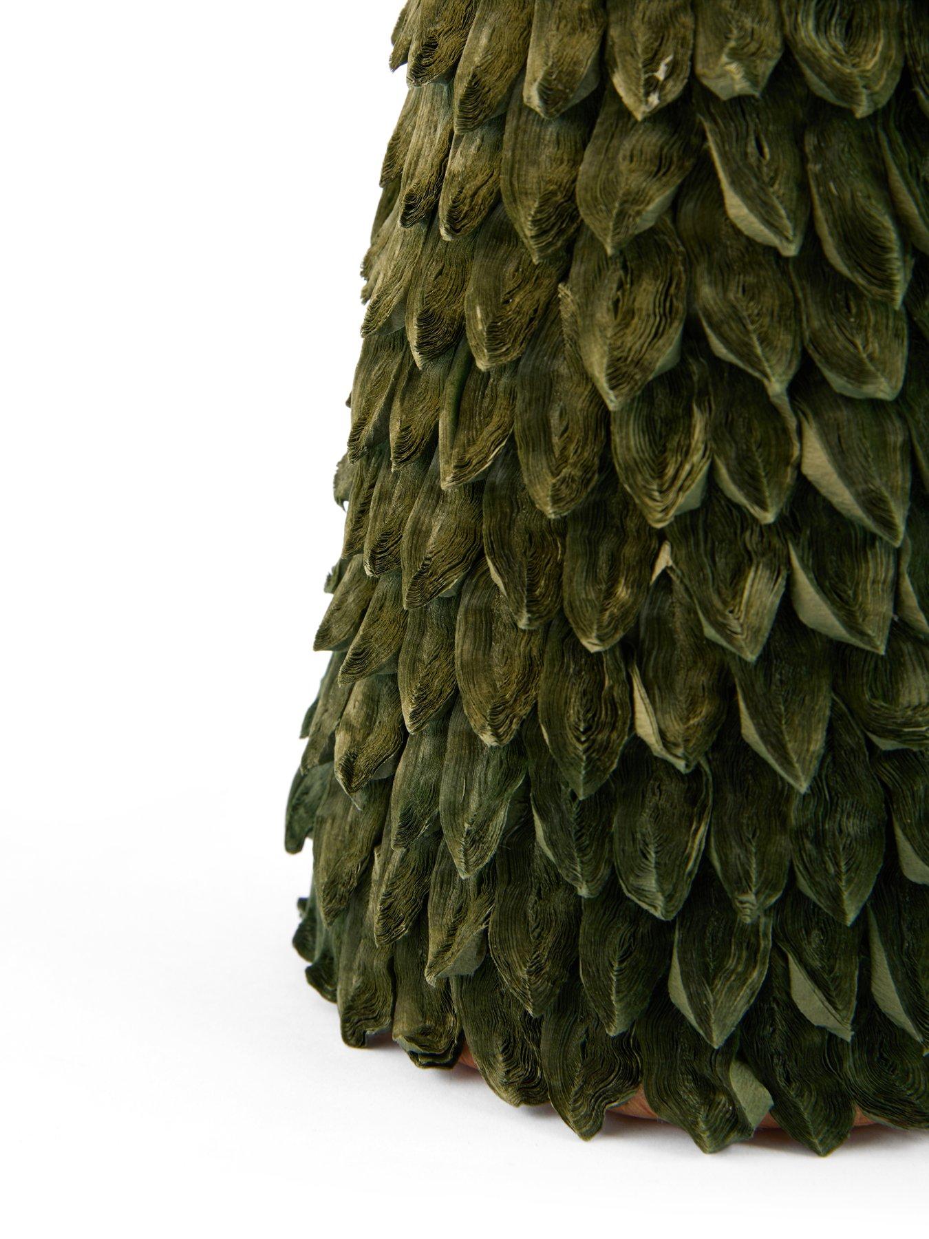 Image 5 of 7 of The Very Collection Set Of 3 Green Paper Cone Christmas Trees