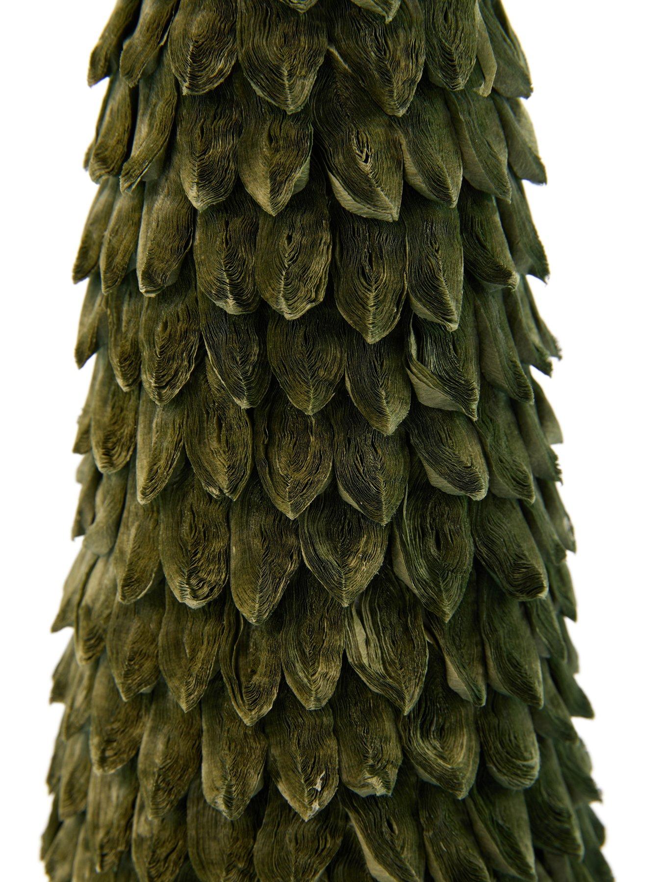 Image 6 of 7 of The Very Collection Set Of 3 Green Paper Cone Christmas Trees