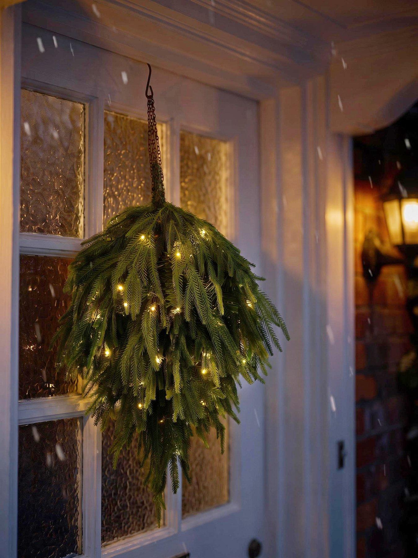 Image 1 of 6 of The Very Collection 60&nbsp;cm Pre Lit Foliage Teardrop Outdoor Christmas&nbsp;Light