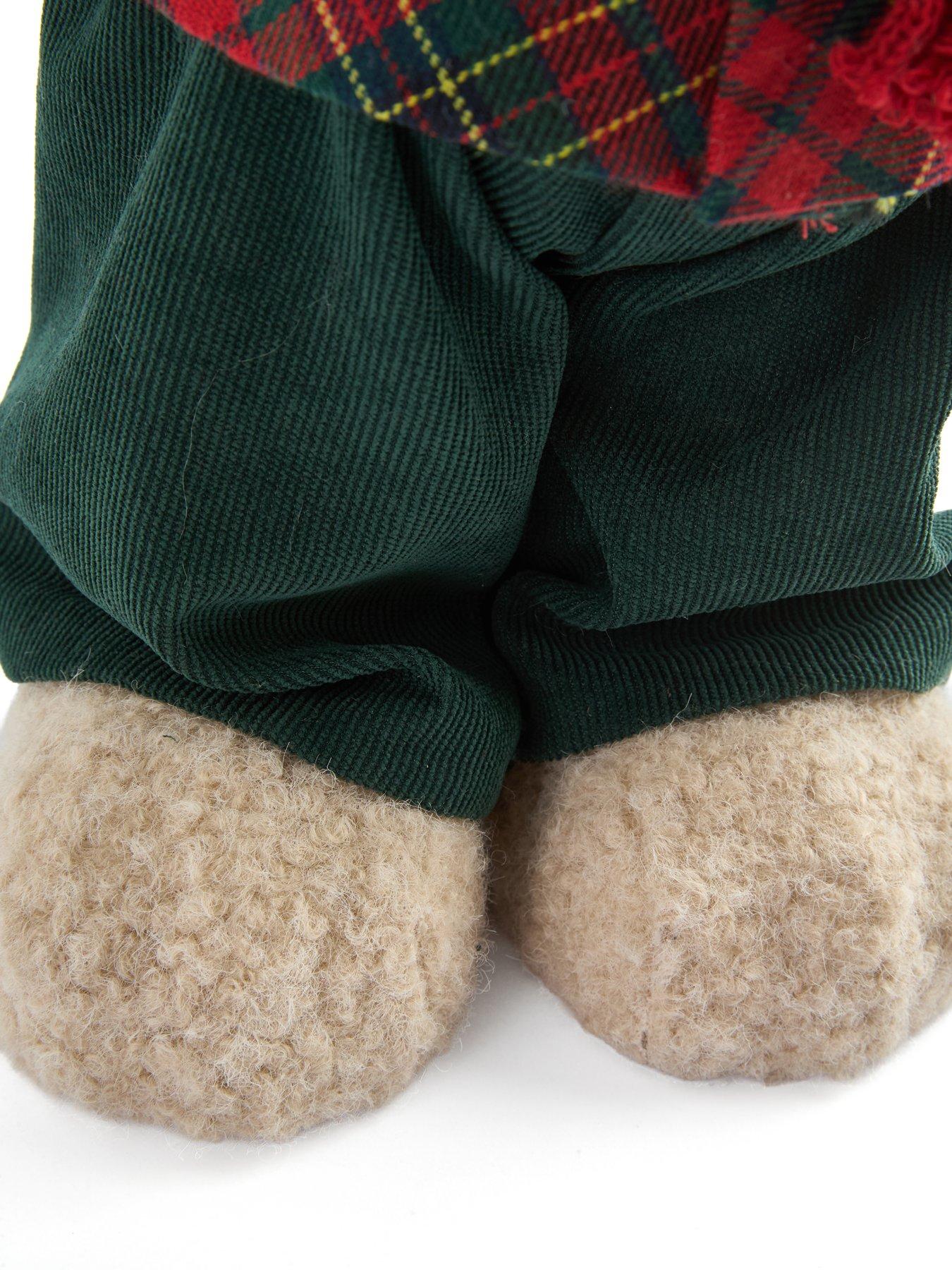 Image 6 of 7 of The Very Collection Plush Bear Christmas&nbsp;Decoration with Top Hat