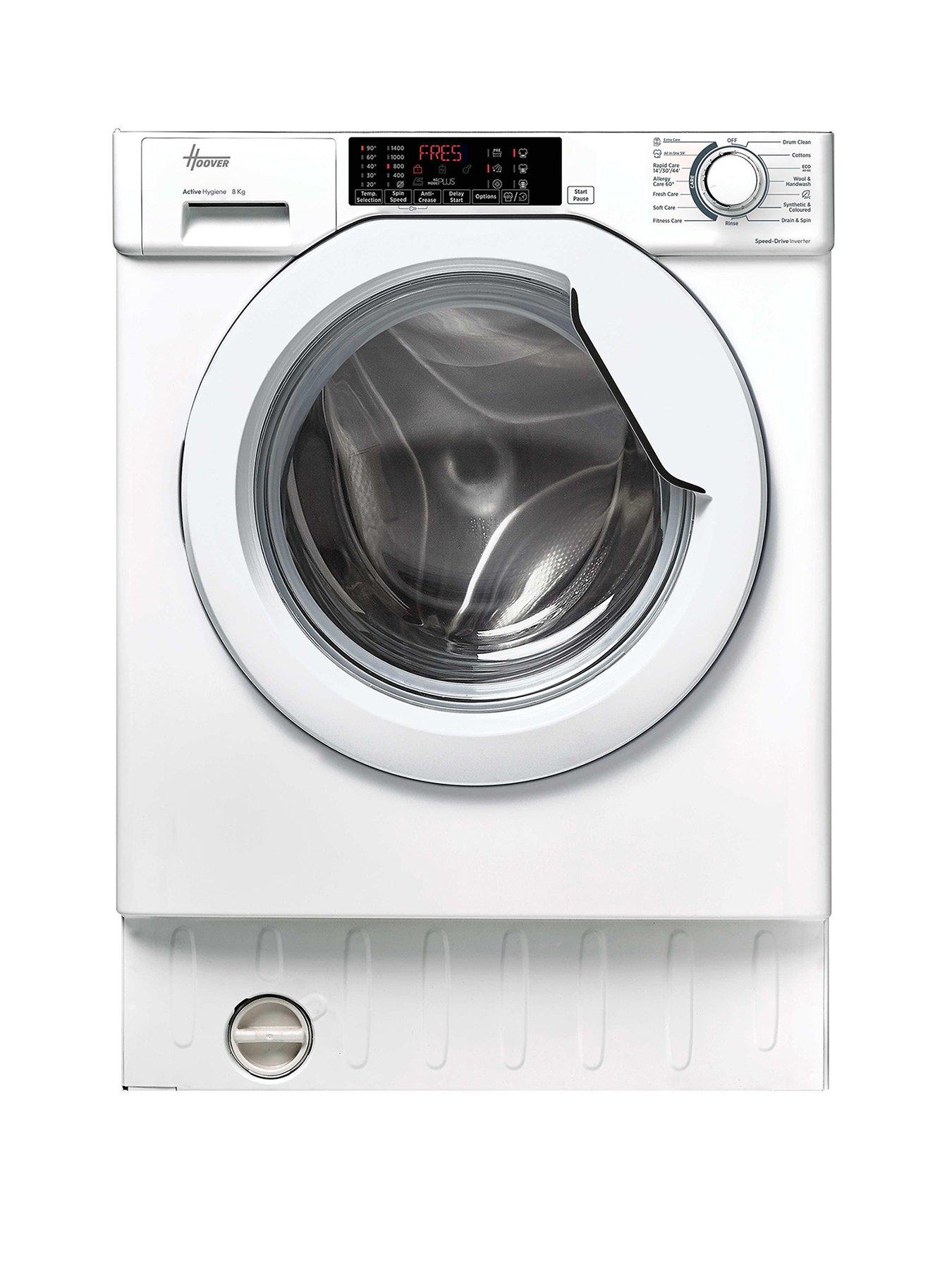 Hoover HBW 48TAMEJ-80 8kg BUILT IN WASHING MACHINE White