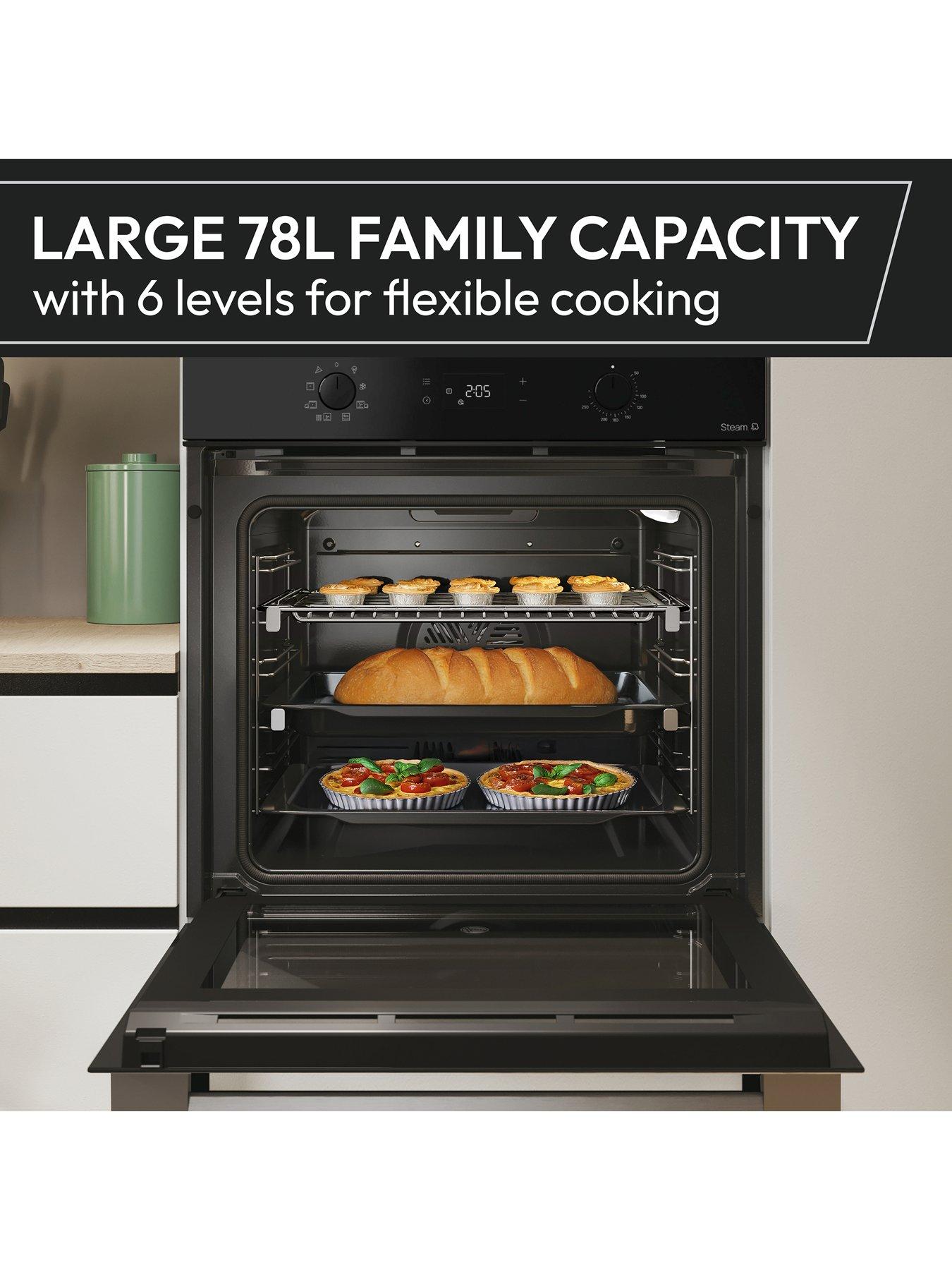 Image 4 of 7 of Hoover HO6 H3AT1ATB Single Oven BUILT IN OVEN Black