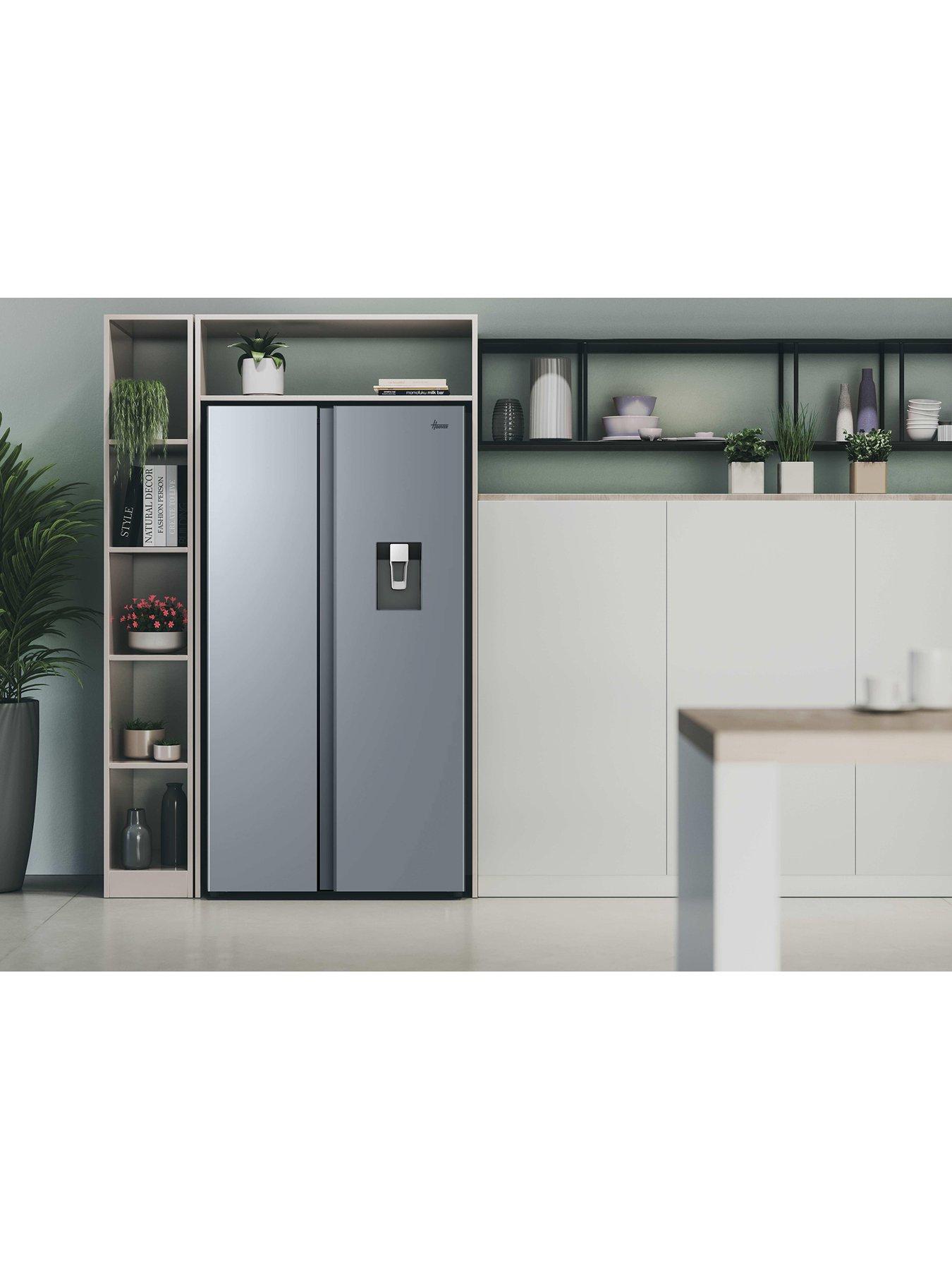 Image 4 of 7 of Hoover HONSQ2T918EWXK American Fridge Freezer with non-plumbed Water Dispenser - Inox - E Rated
