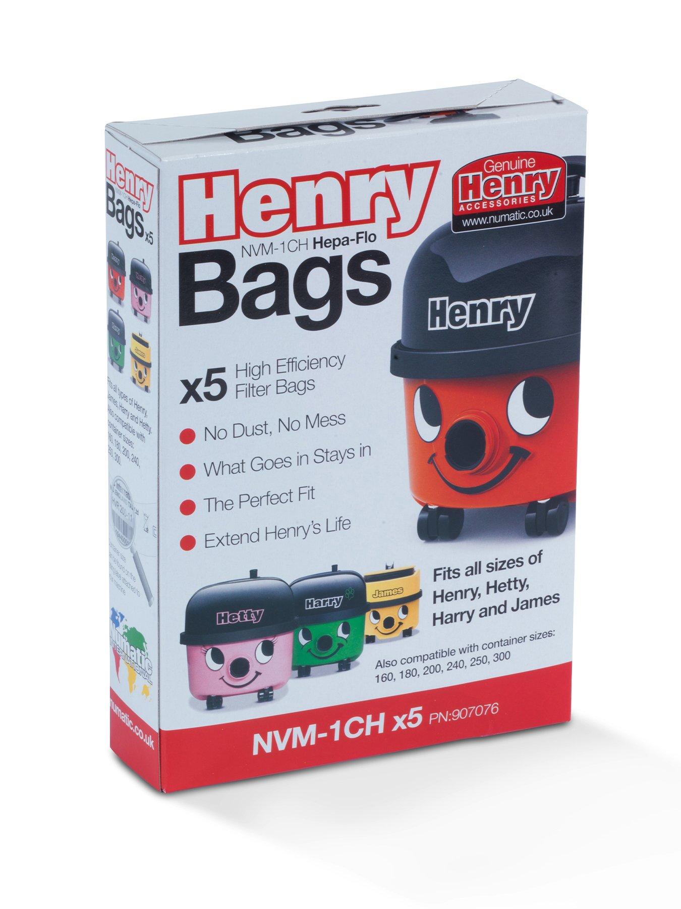  image of numatic-international-nvm-1ch-henry-vacuum-bags-3-layered-technology-5-pack