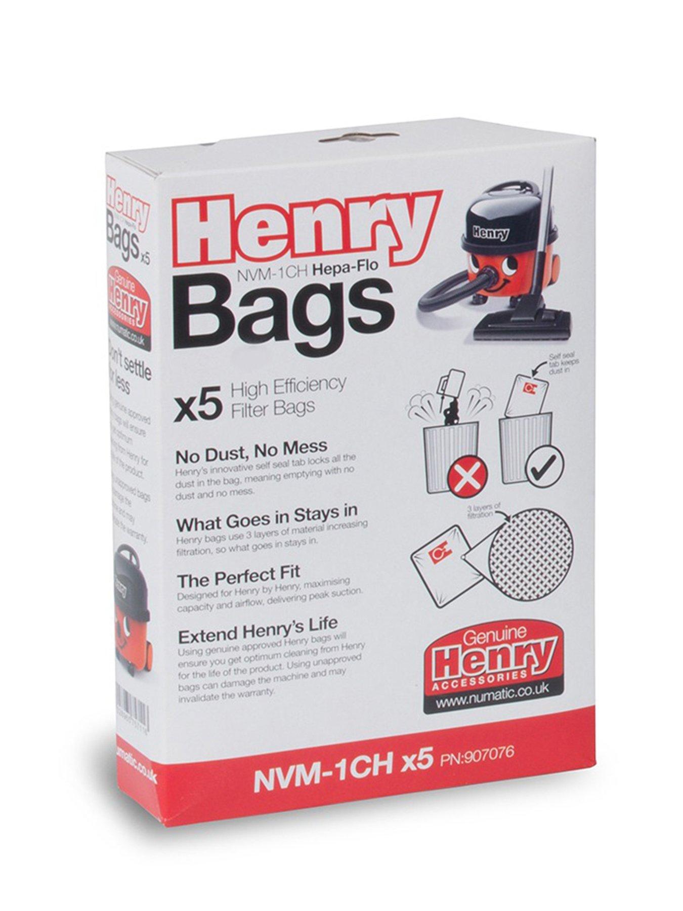  image of numatic-international-nvm-1ch-henry-vacuum-bags-3-layered-technology-5-pack