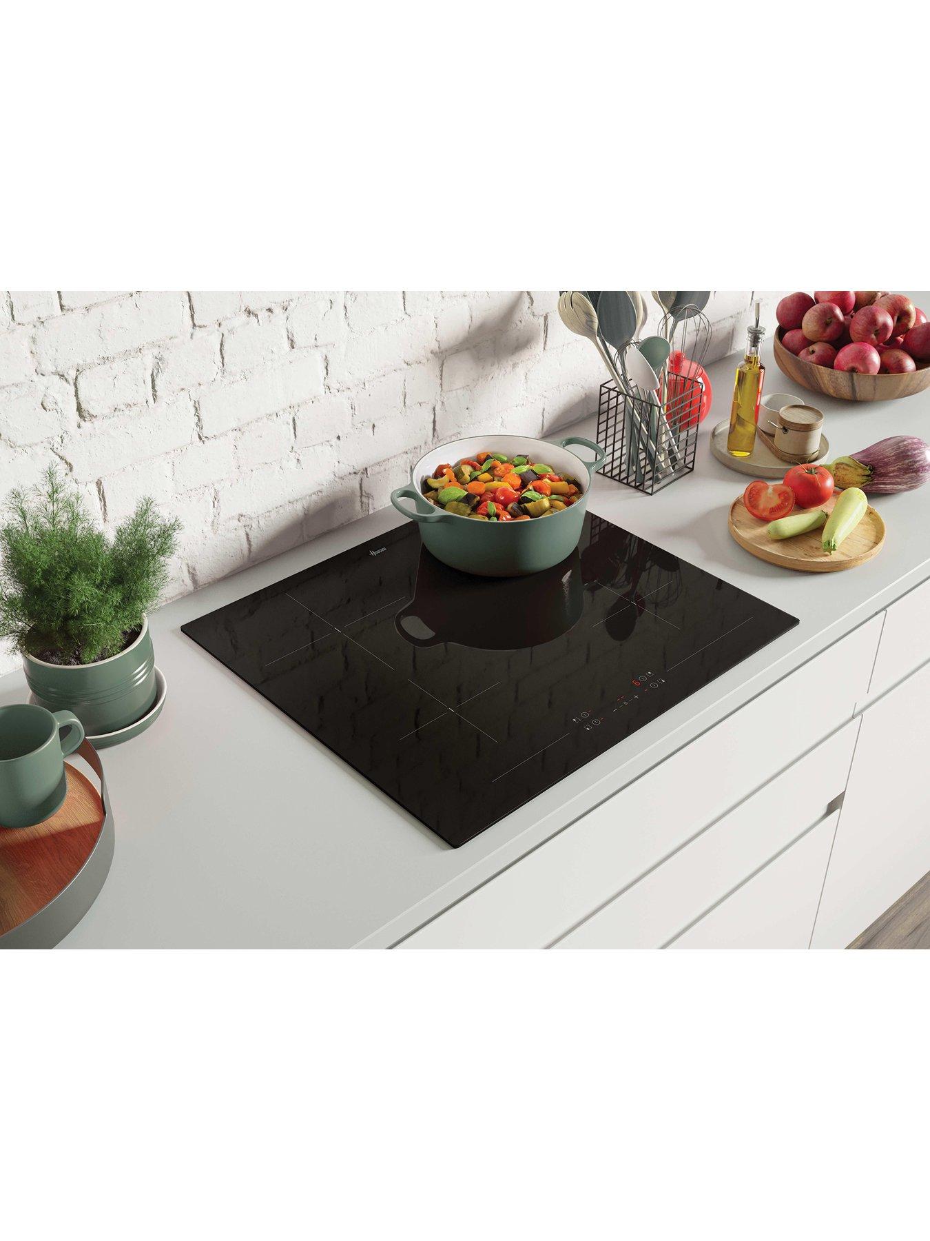 Image 4 of 6 of Hoover HH64CCB Ceramic Hob BUILT IN HOB Black Glass