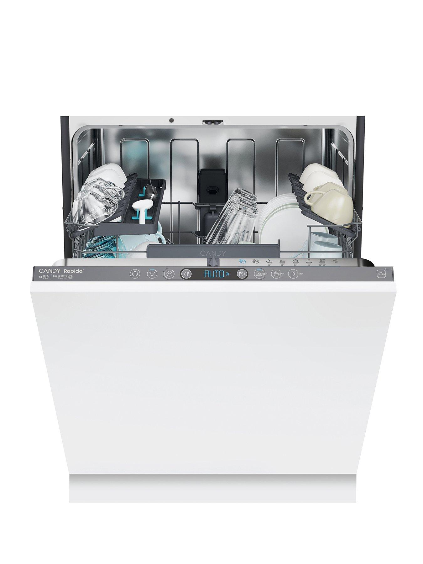 Candy CI 4B4F0A-80 Full Size 60cm BUILT IN DISHWASHER Anthracite Bezel