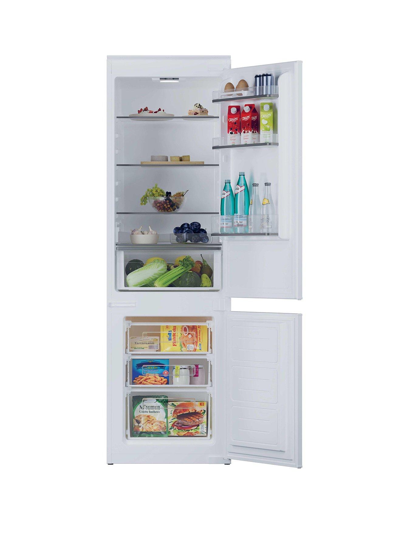 Hoover HOBBML18EK Two Door Combi BUILT IN FRIDGE FREEZER White