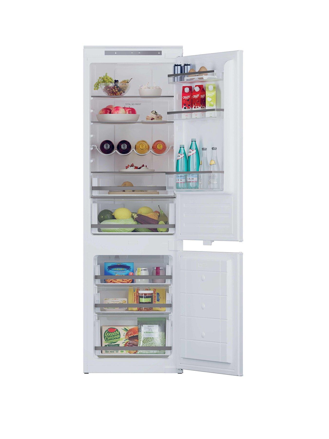 Hoover HOBBMT18EK Two Door Combi BUILT IN FRIDGE FREEZER White