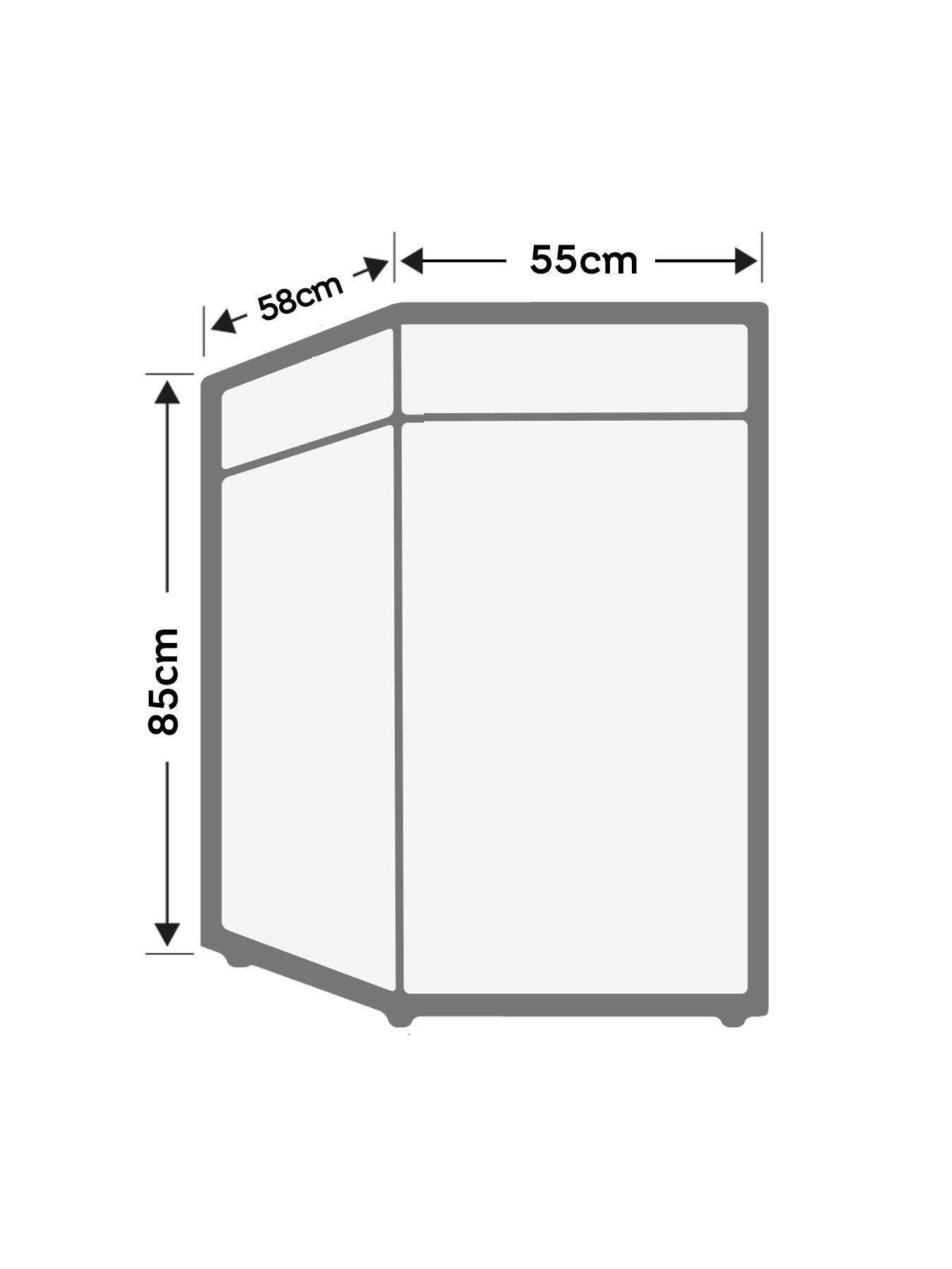 Image 7 of 7 of Hoover CUHS58EWK 55cm Under Counter Freezer - White - E Rated