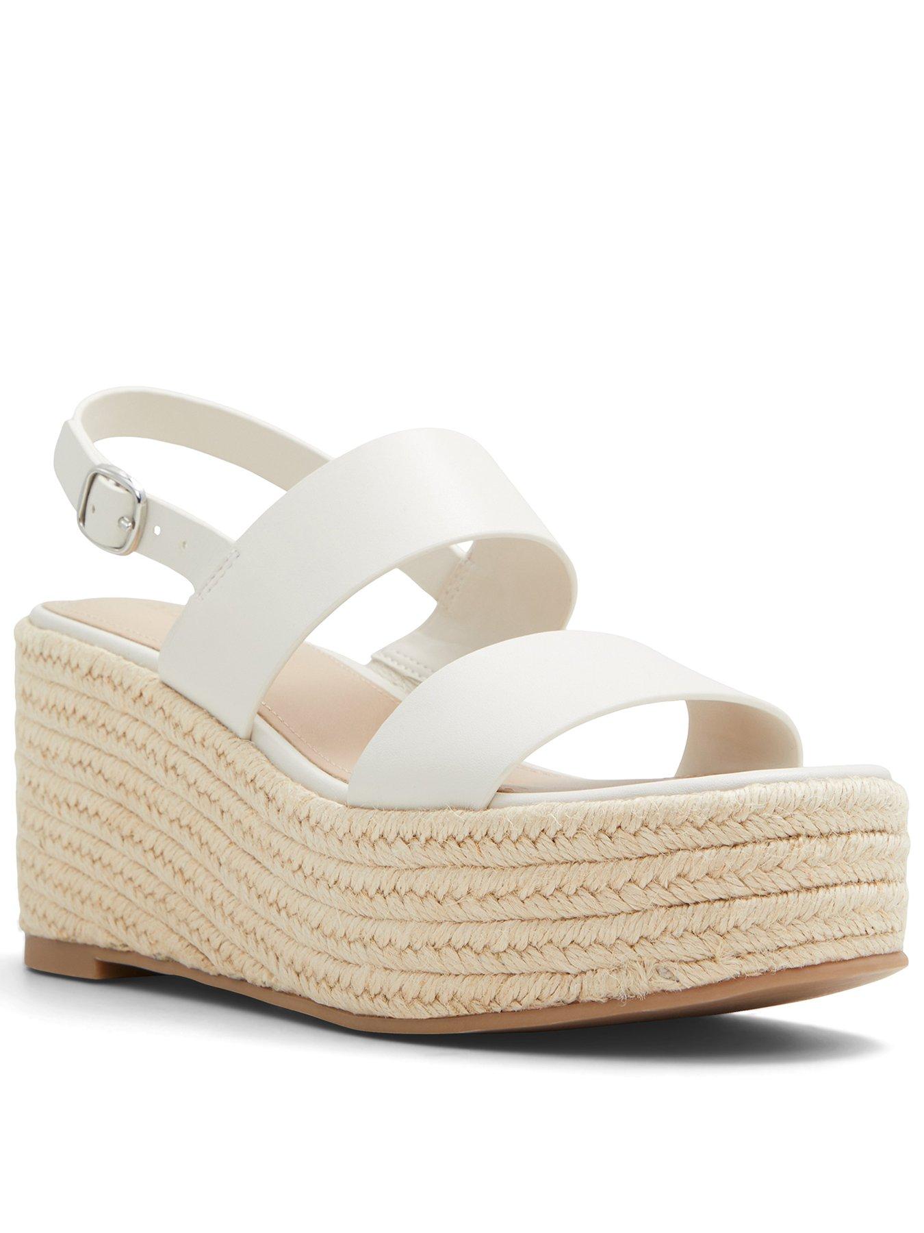 image of aldo-keoni-synthetic-wedge-sandals-open-white