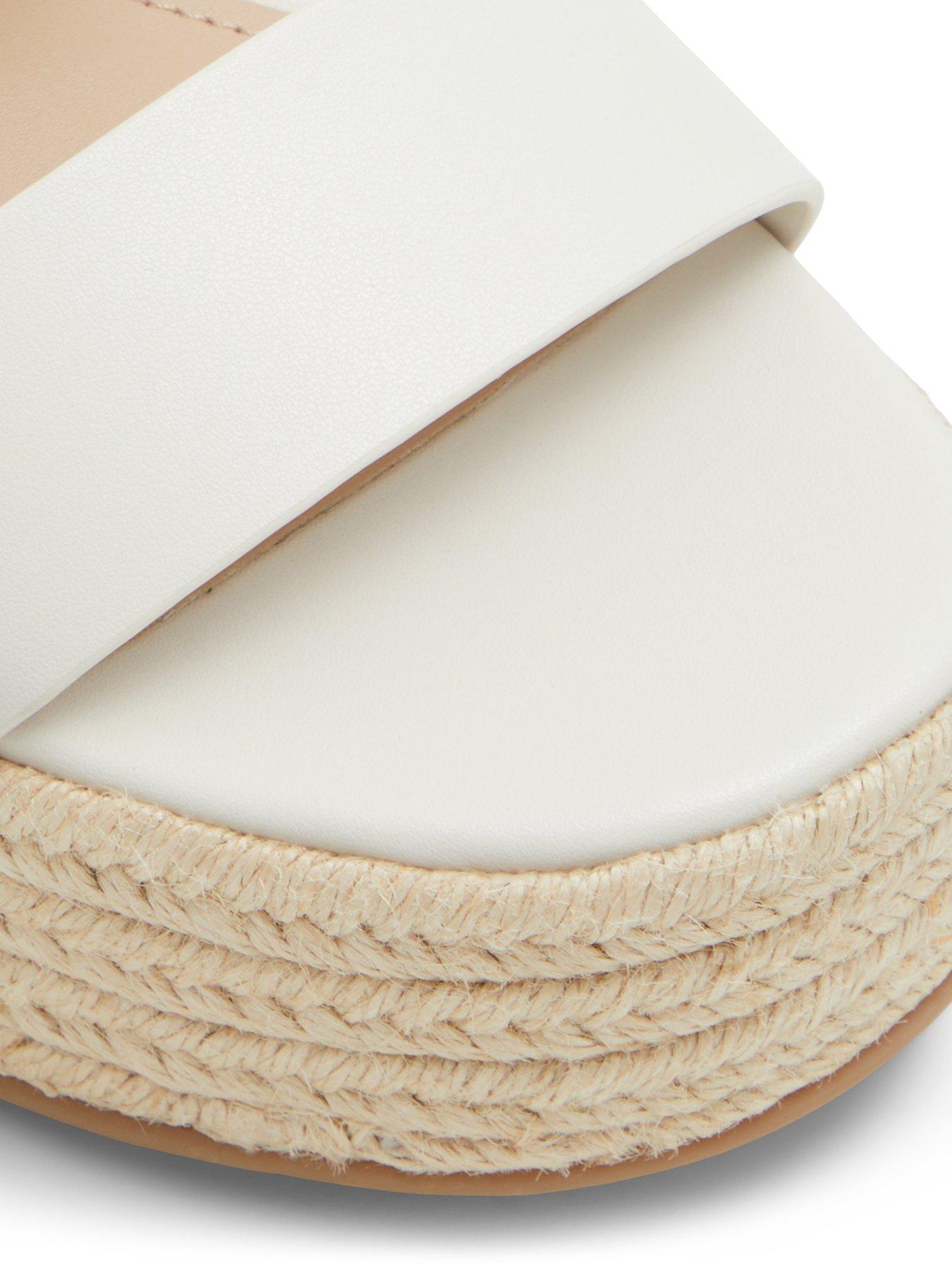  image of aldo-keoni-synthetic-wedge-sandals-open-white
